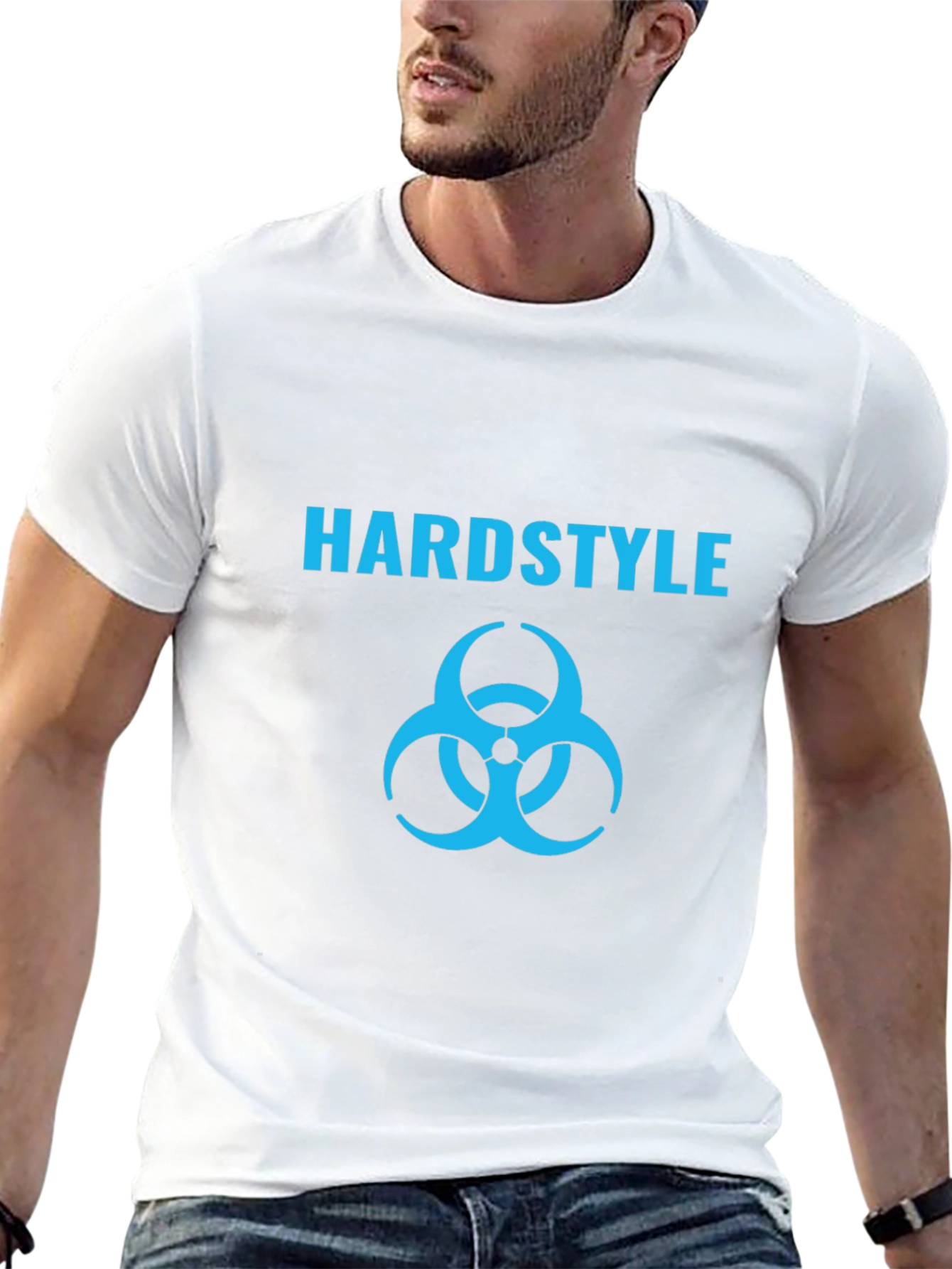 Black Hardstyle Biohazard Symbol T-Shirt - Black view 13