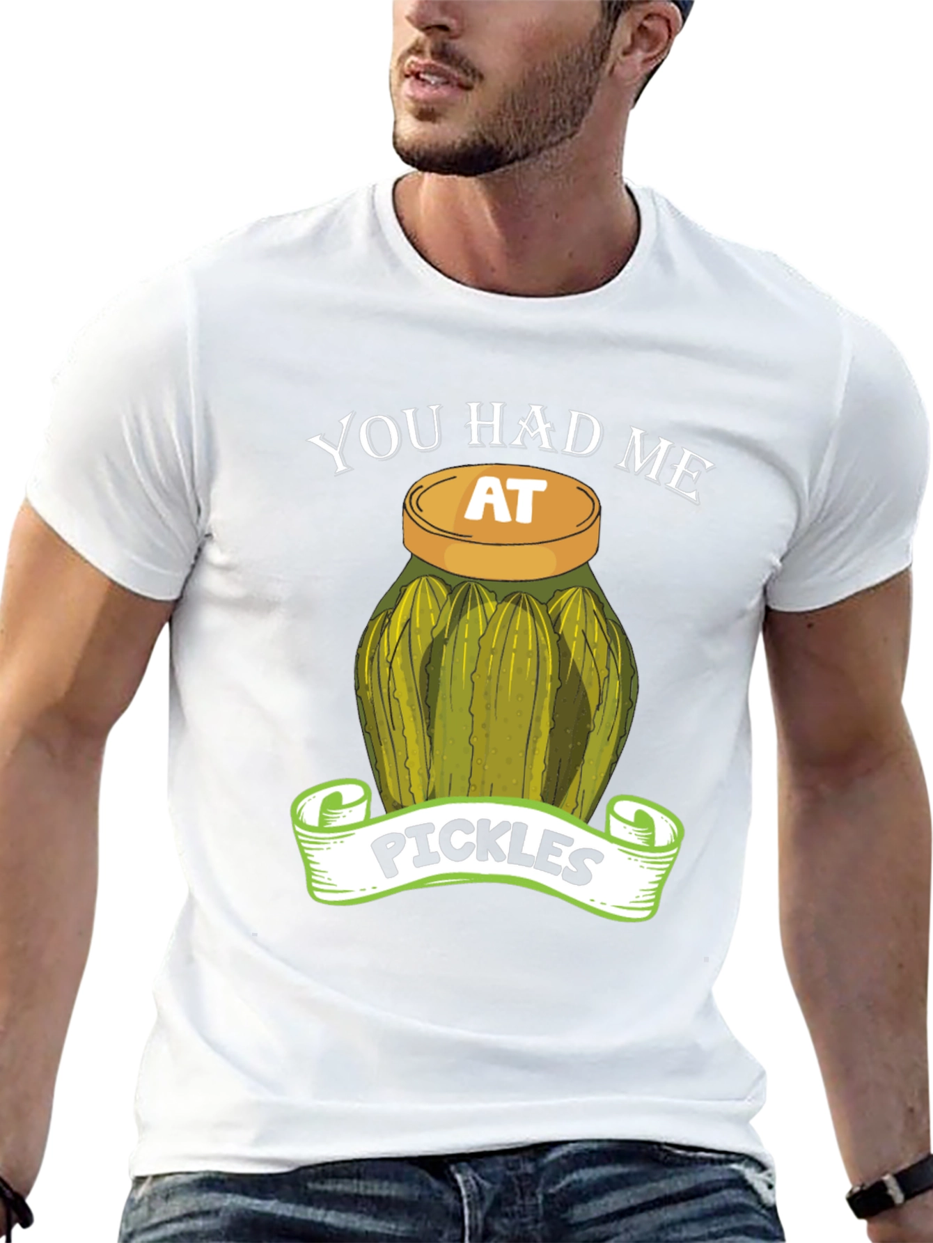 Black You Had Me At Pickles T-Shirt view 13
