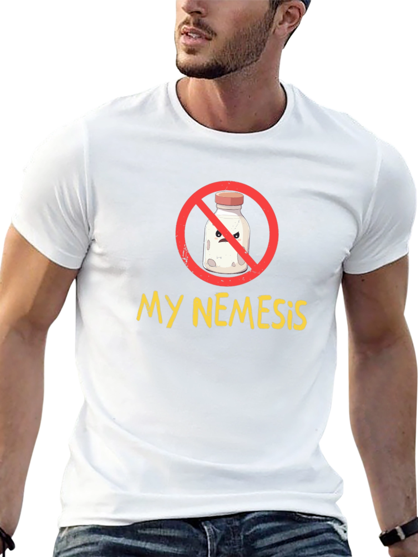 Black My Nemesis Graphic Tee - Black Cotton T-Shirt view 13