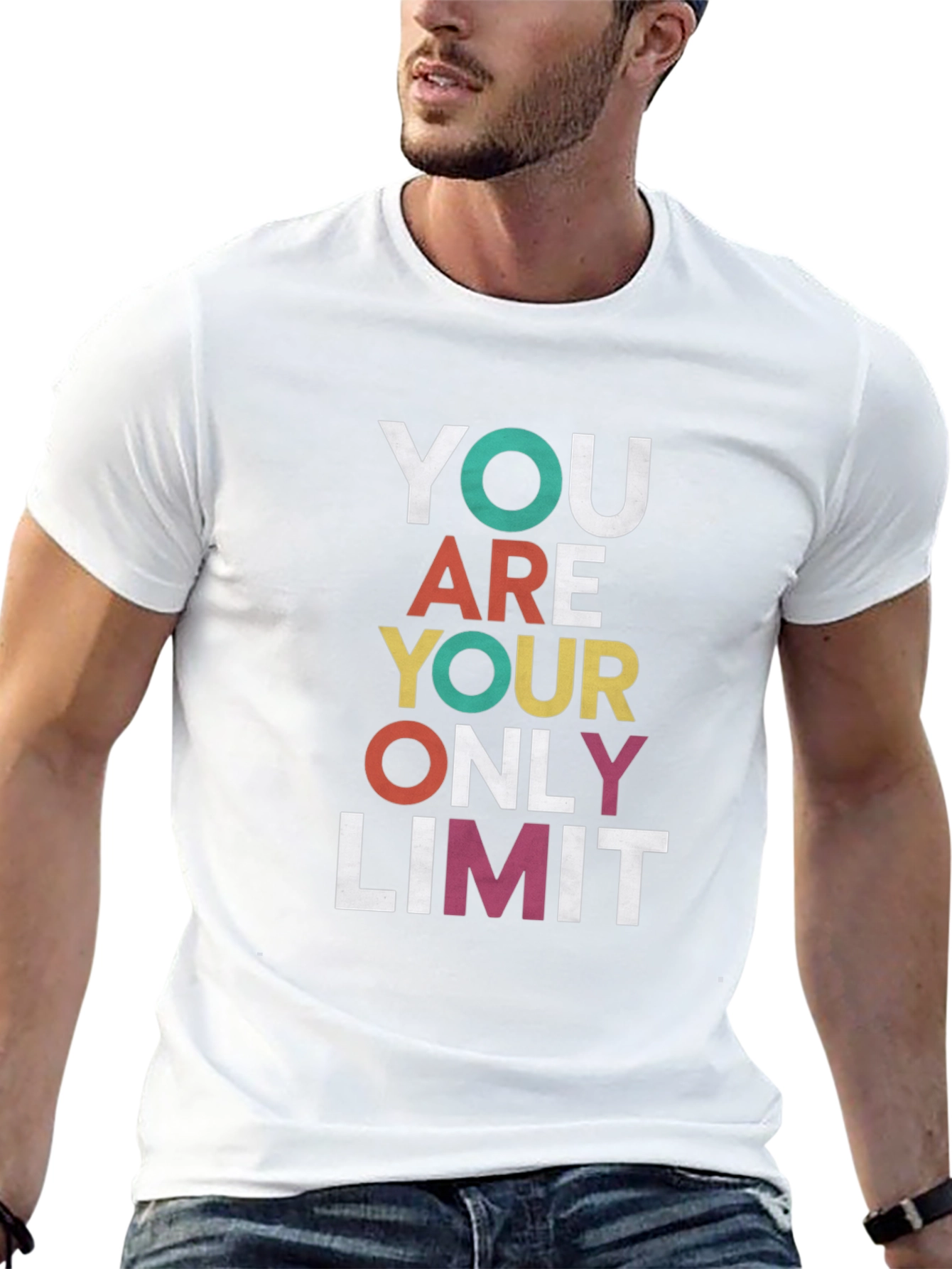 Motivational Graphic Tee - You Are Your Only Limit - 13