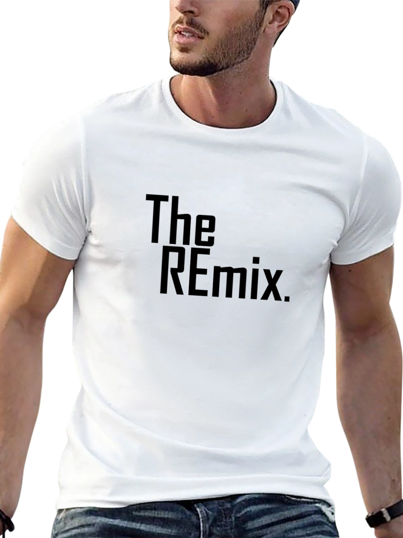 Black The Remix Graphic Tee - Mens Black T-Shirt view 13