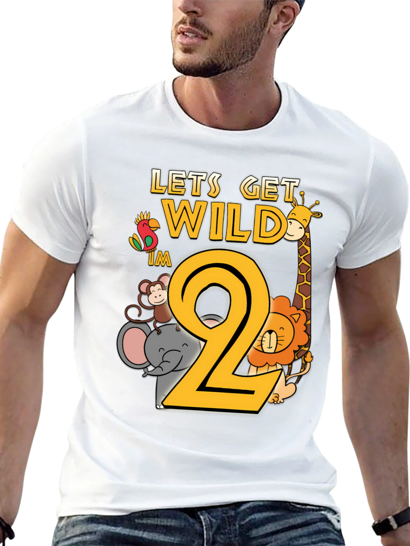 Let's Get Wild I'm 2nd Birthday T-Shirt - 13