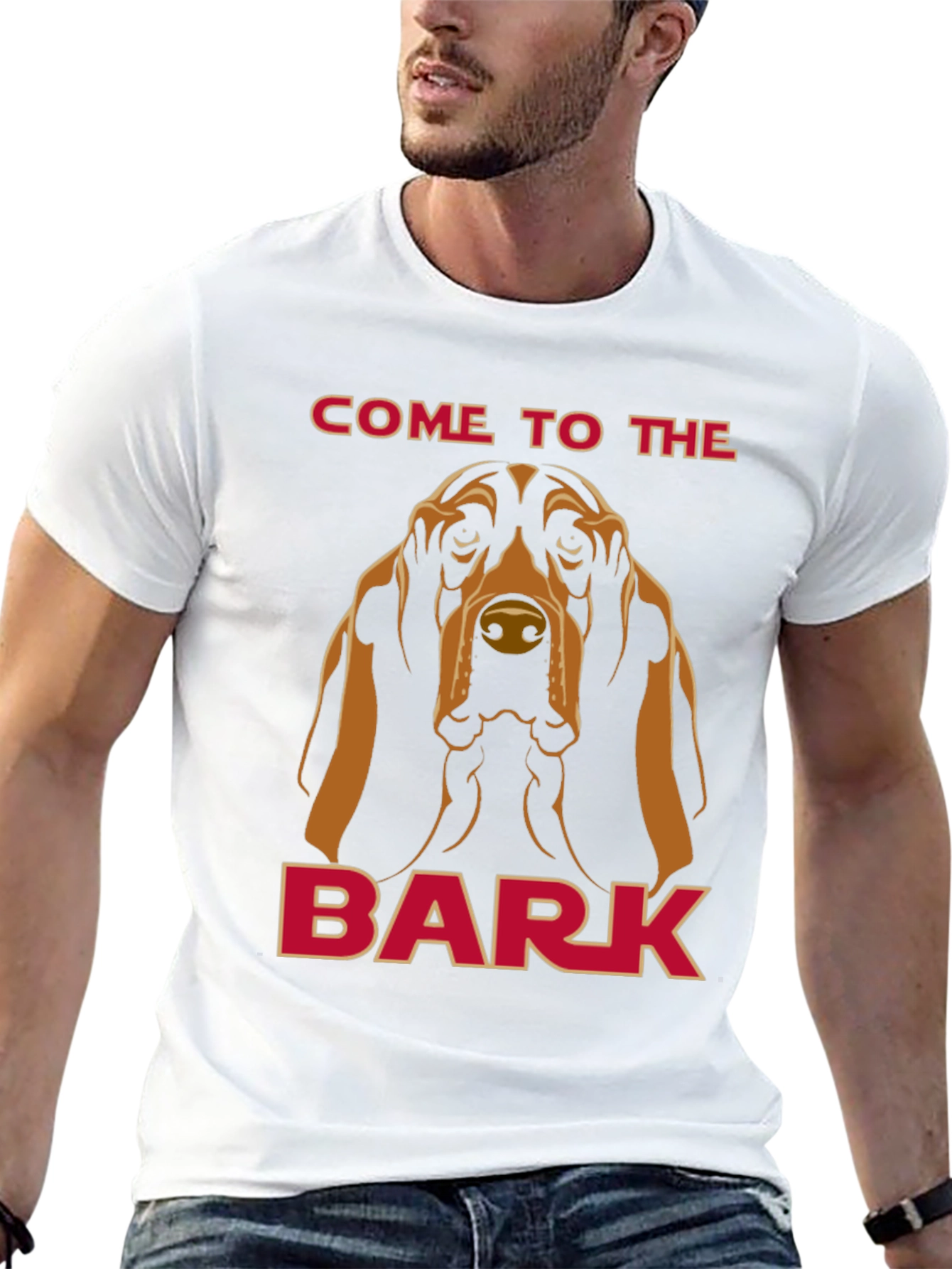 Black Come to the Bark Dog T-Shirt view 13