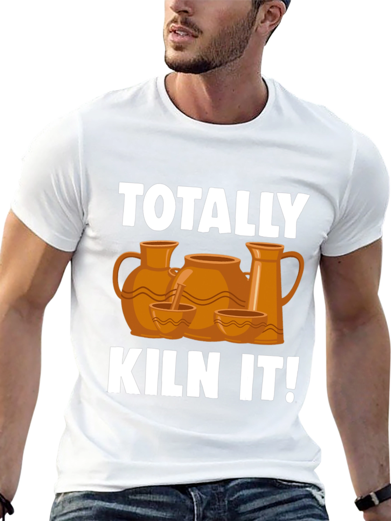 Black Totally Kiln It! Pottery T-Shirt view 13