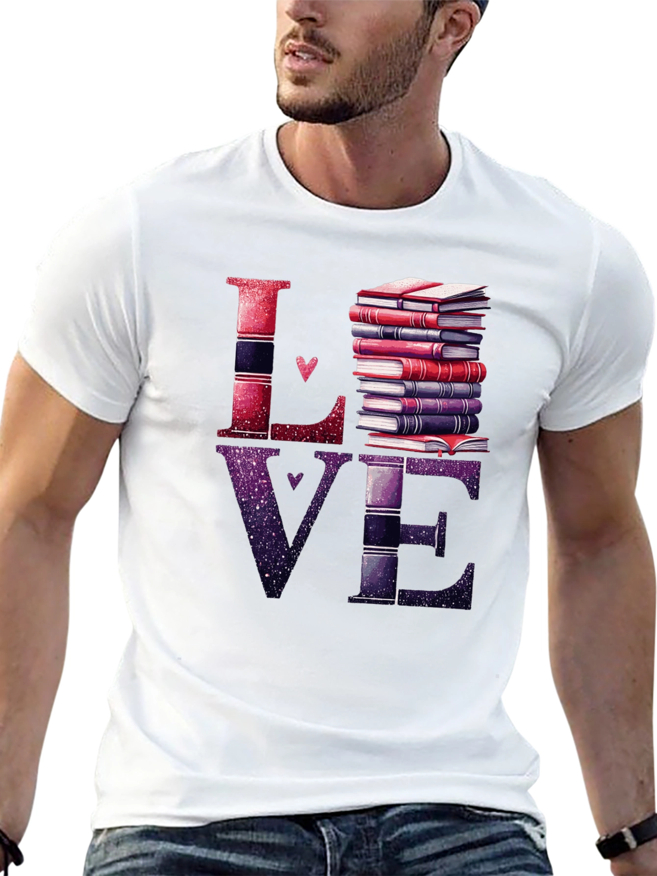 Black Love Books Graphic T-Shirt - Reader's Delight view 13