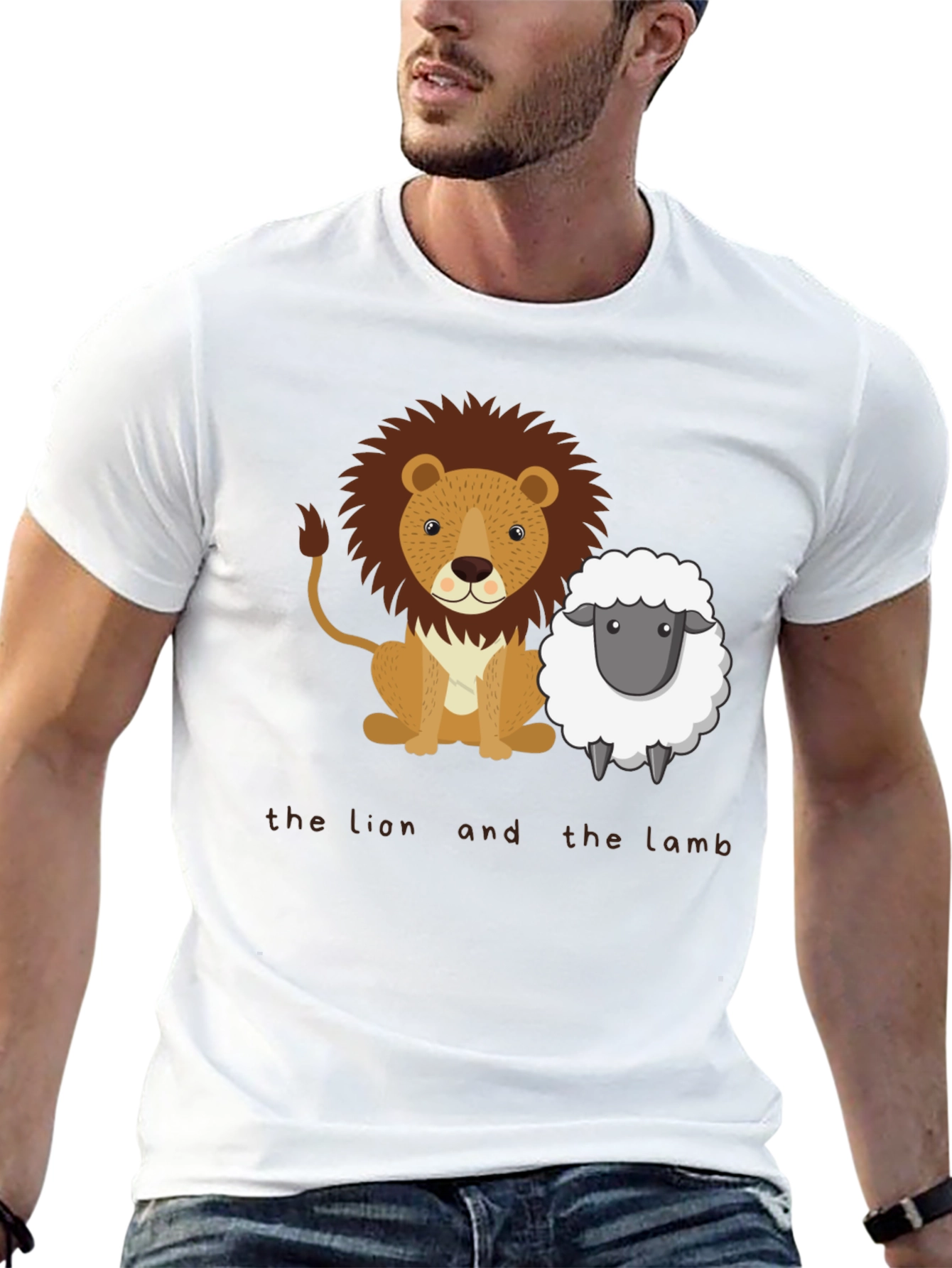 Black Lion and Lamb Graphic Tee view 13