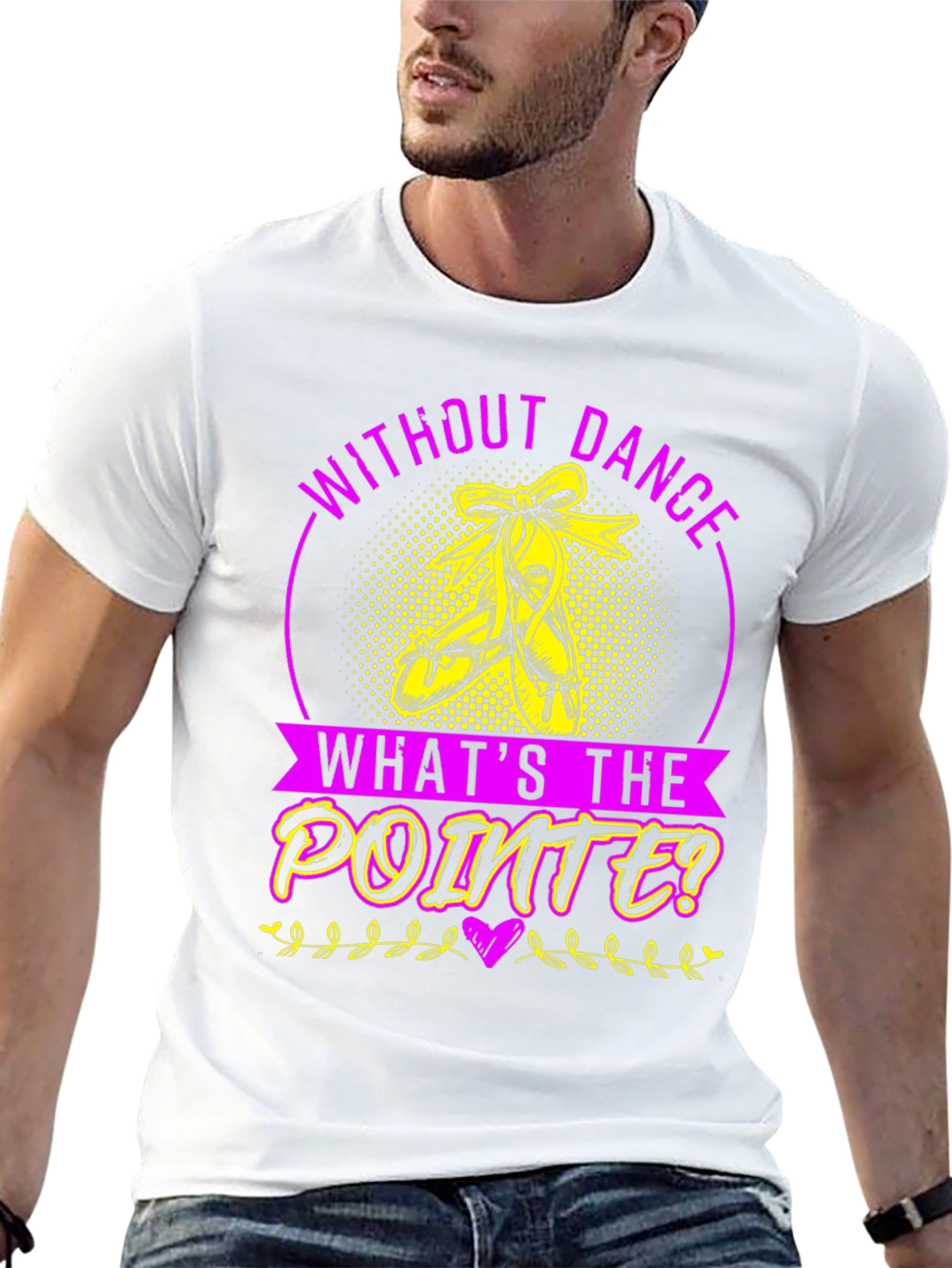 Black Dance Pointe T-Shirt - Ballet Lover Tee view 13