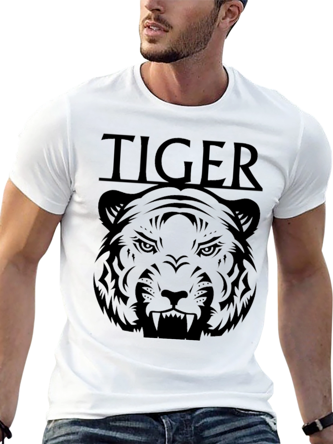 Black Tiger Graphic Tee - Fierce Style view 13