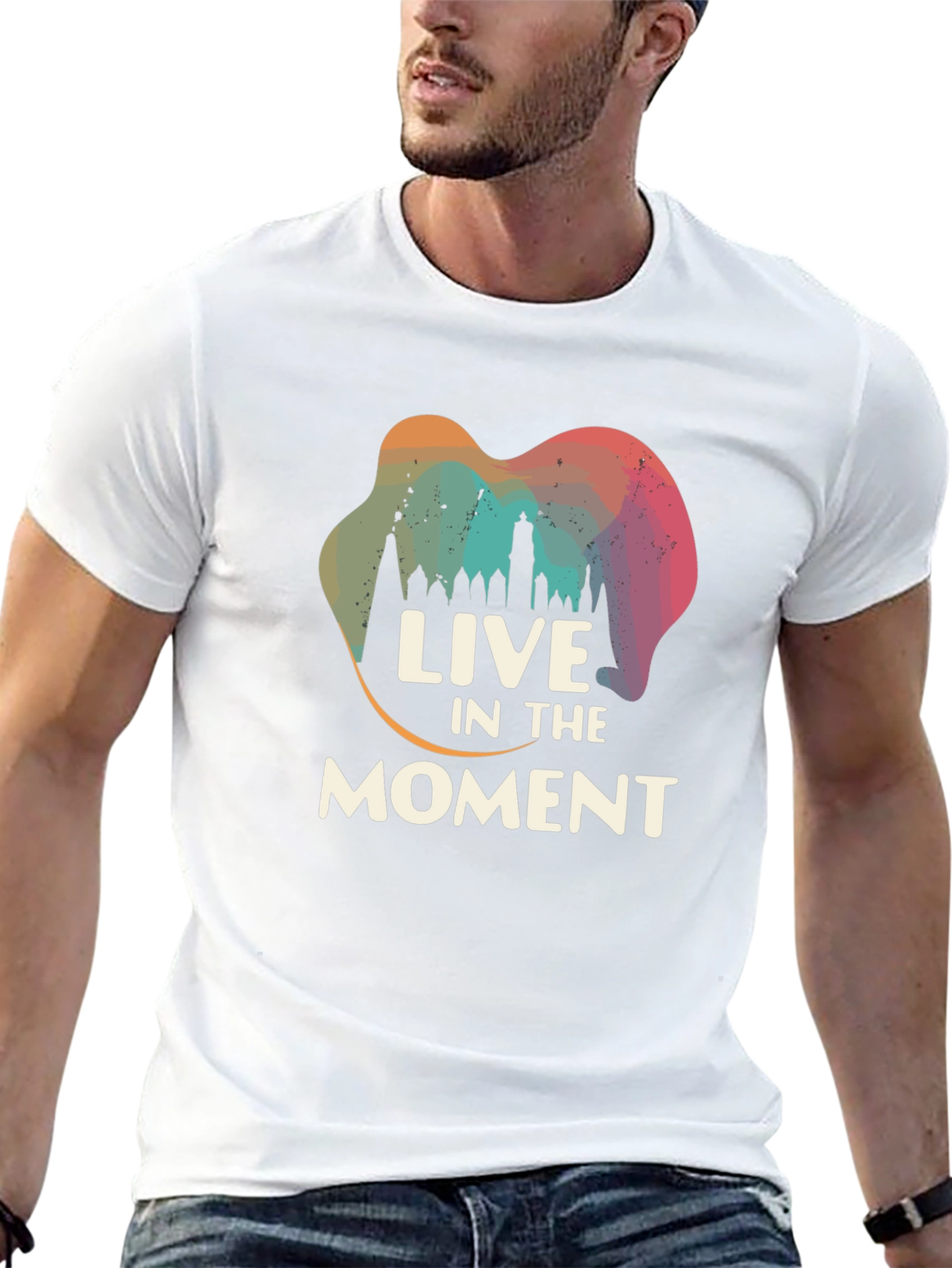 Black Live in the Moment Graphic Tee - Black view 13