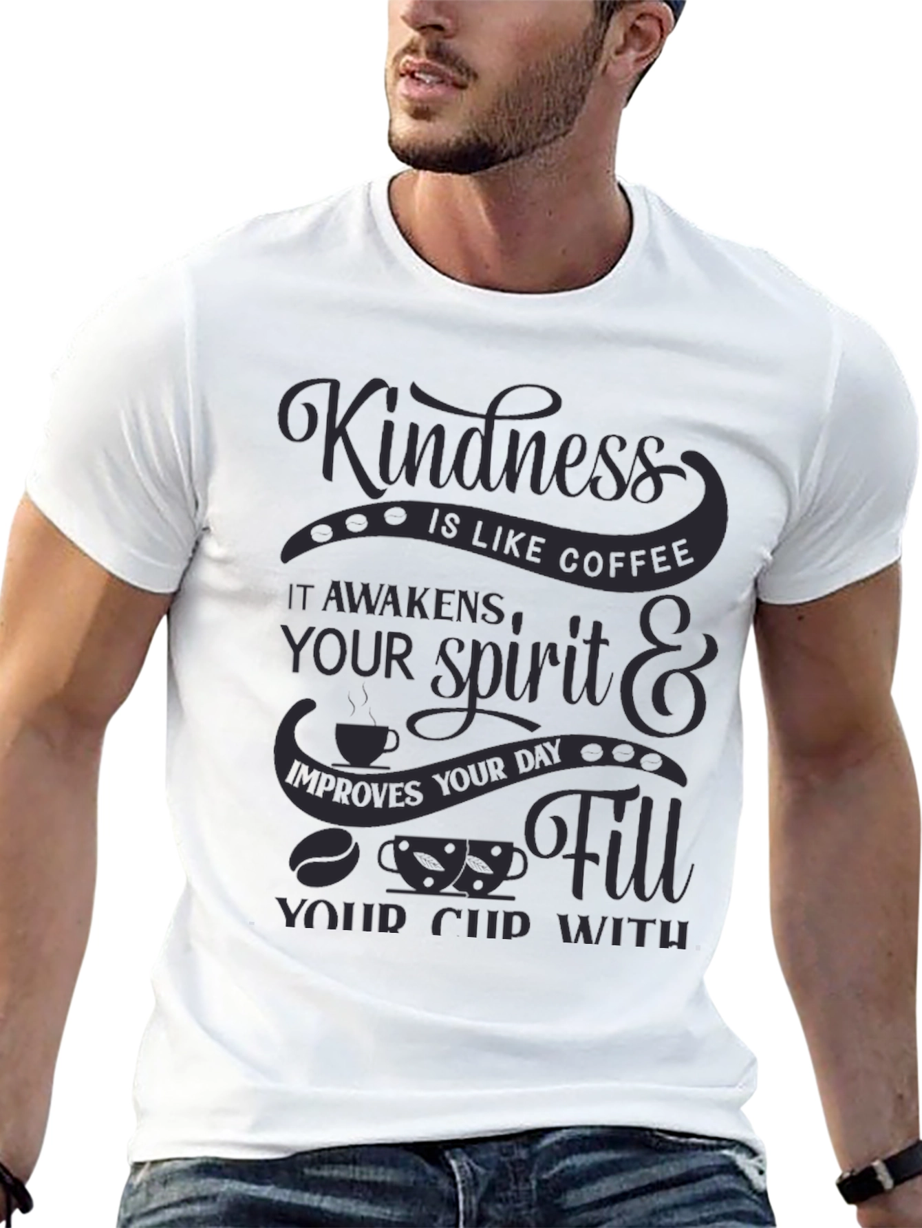 Black Kindness is Like Coffee Graphic Tee view 13