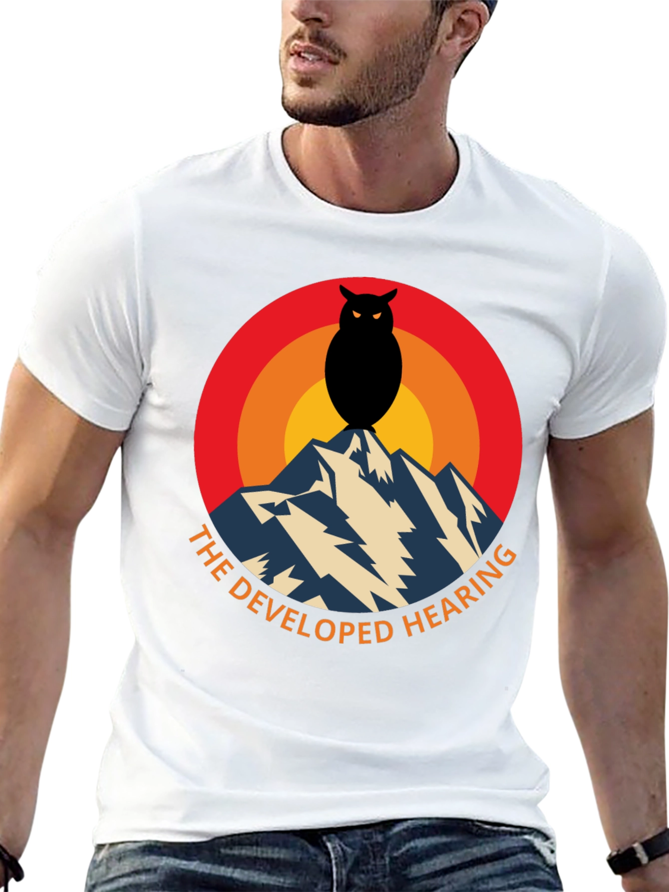 Black The Developed Hearing Owl Graphic Tee view 13