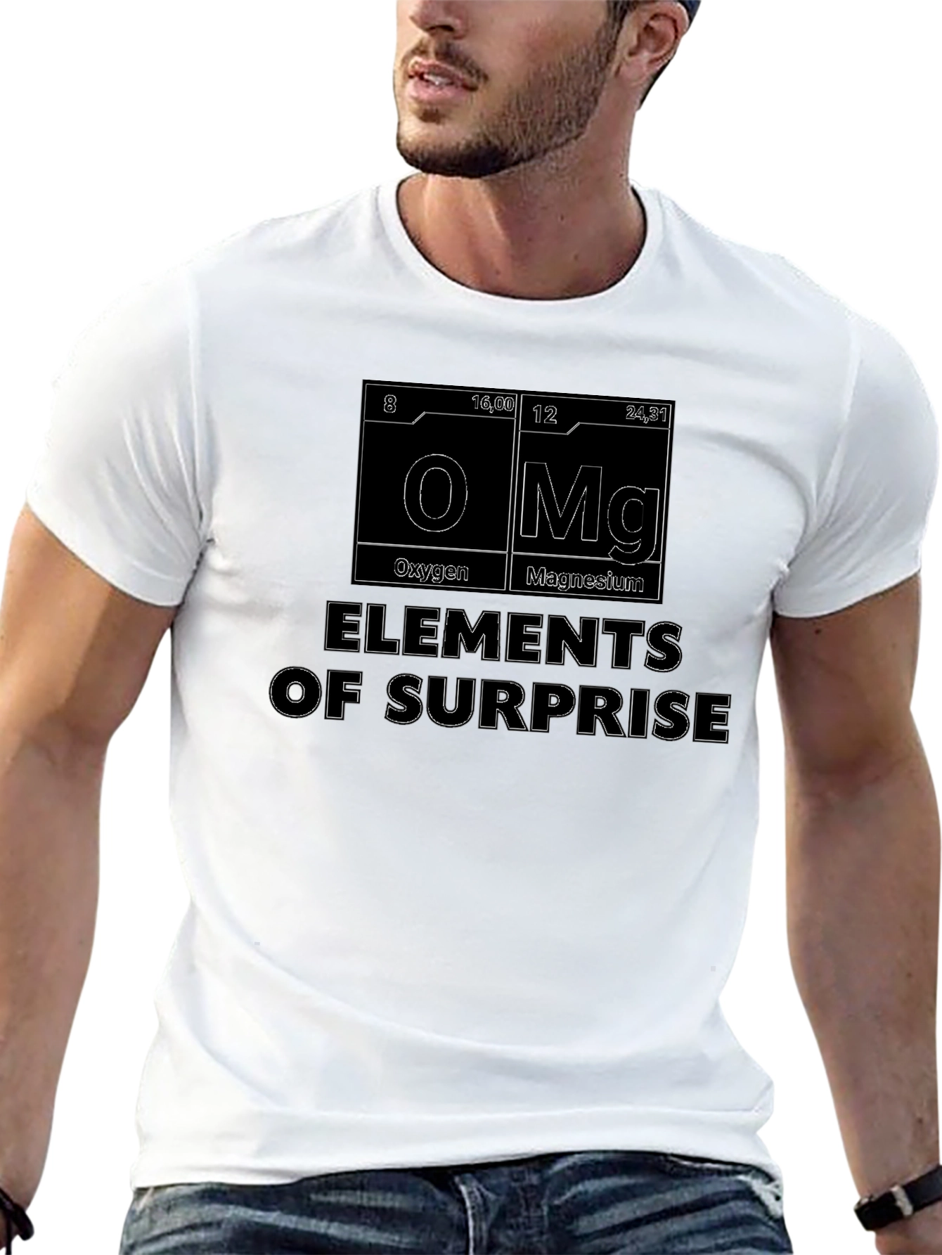 Black Elements of Surprise T-Shirt - Science Humor Tee view 13