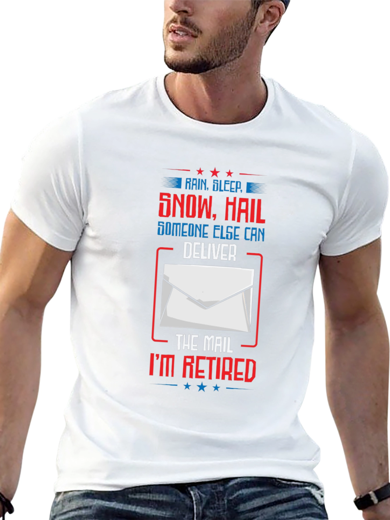Black Retired Mail Carrier T-Shirt Funny Postal Worker Tee view 13