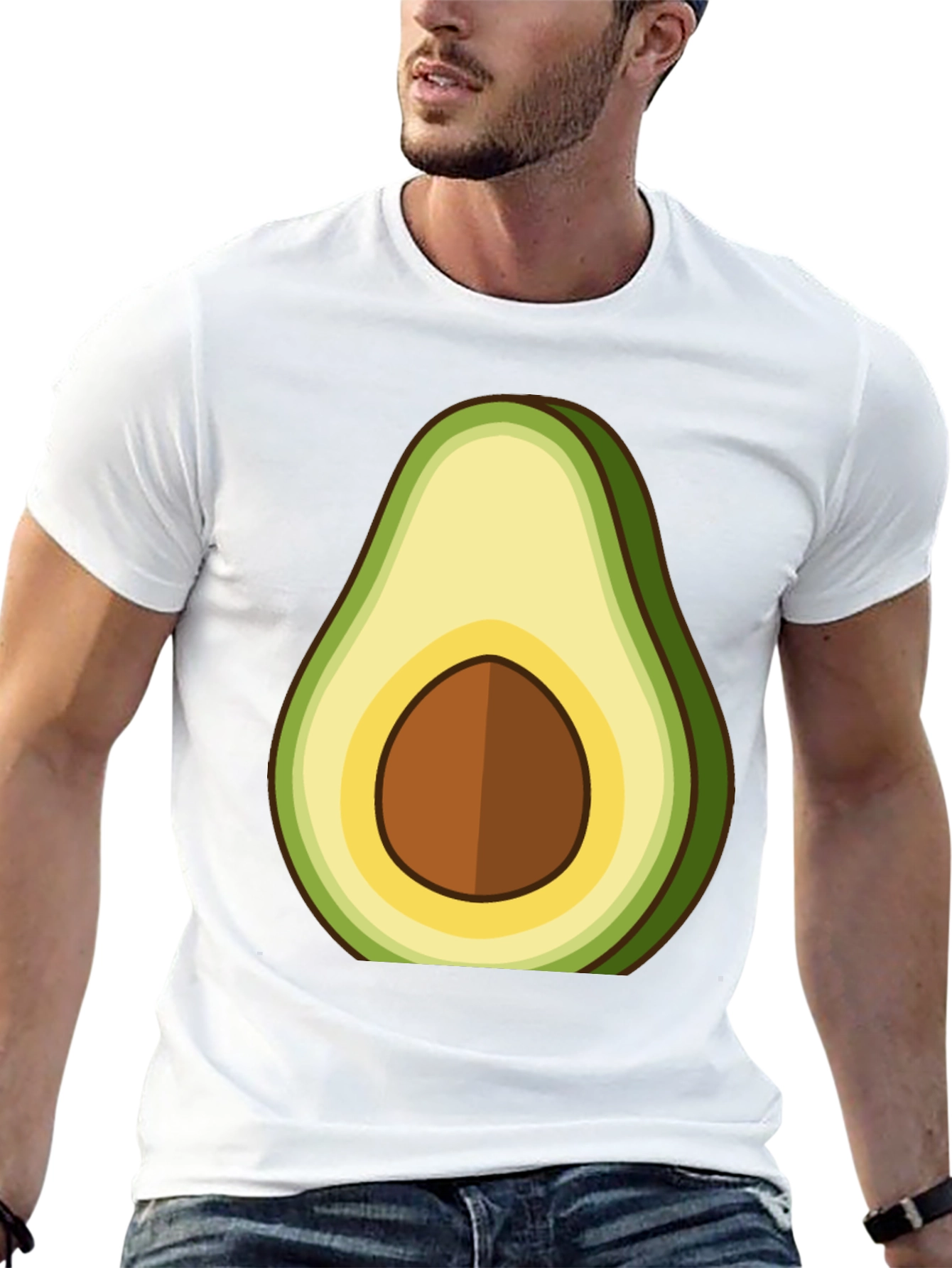 Black Avocado Graphic Tee - Fresh & Fun! view 13