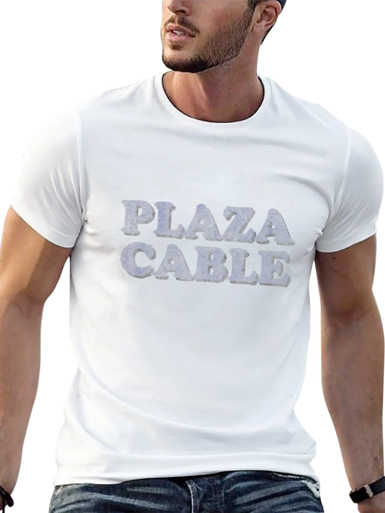 Black Plaza Cable Graphic T-Shirt view 13