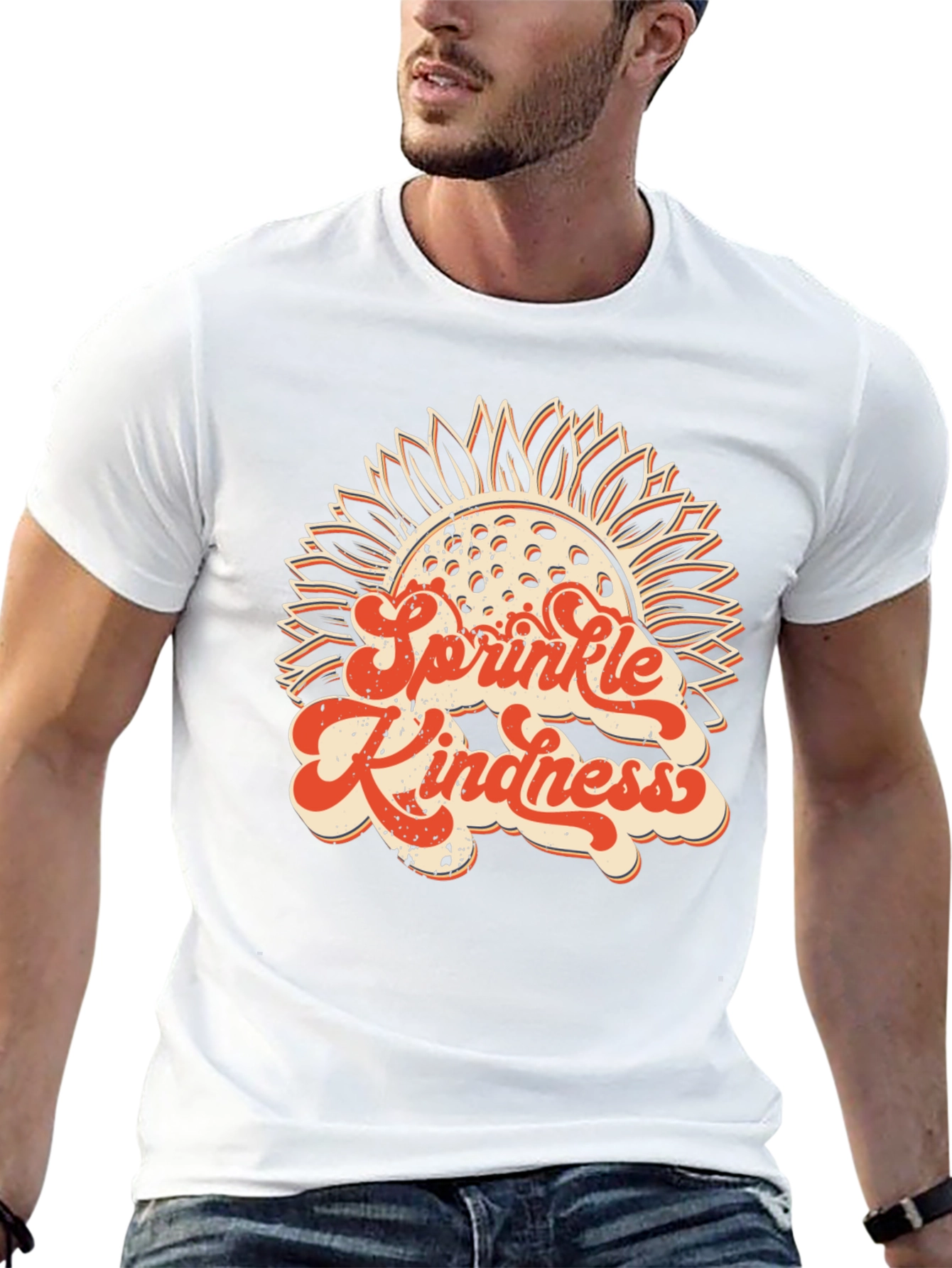Black Sprinkle Kindness Graphic T-Shirt view 13