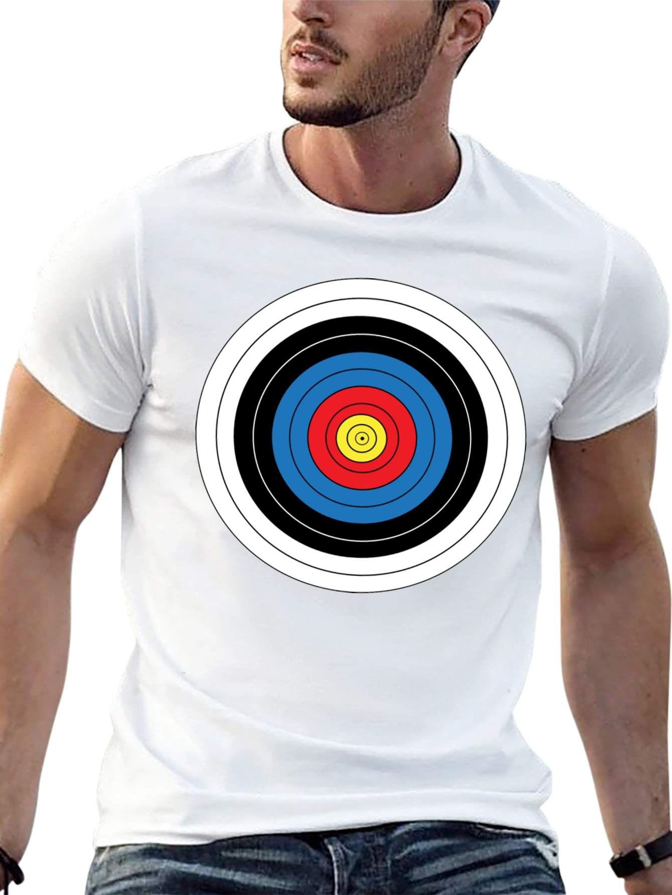 Black Target Bullseye Graphic Tee - Archer's Choice view 13