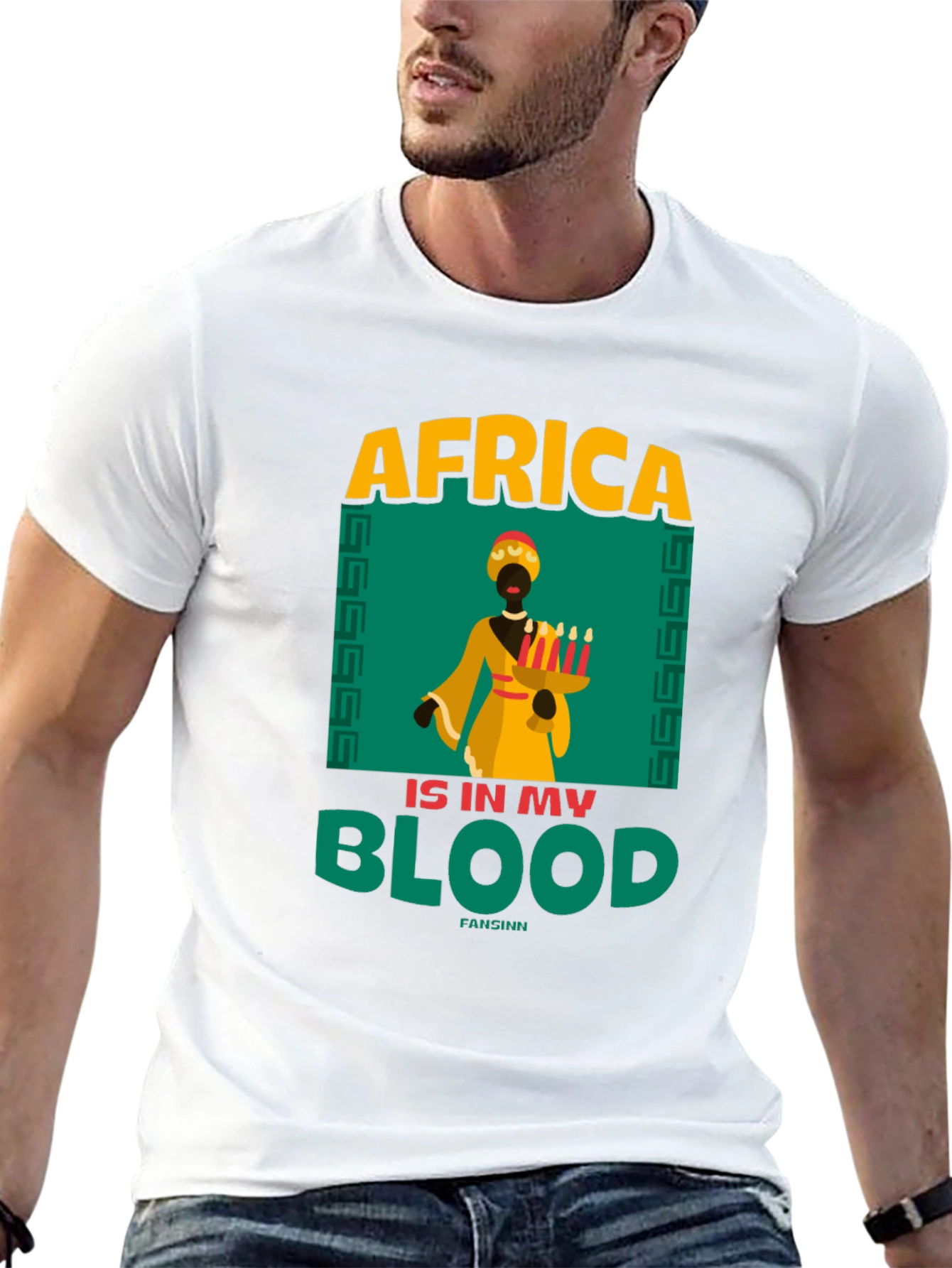 Africa Is In My Blood Graphic T-Shirt - 13