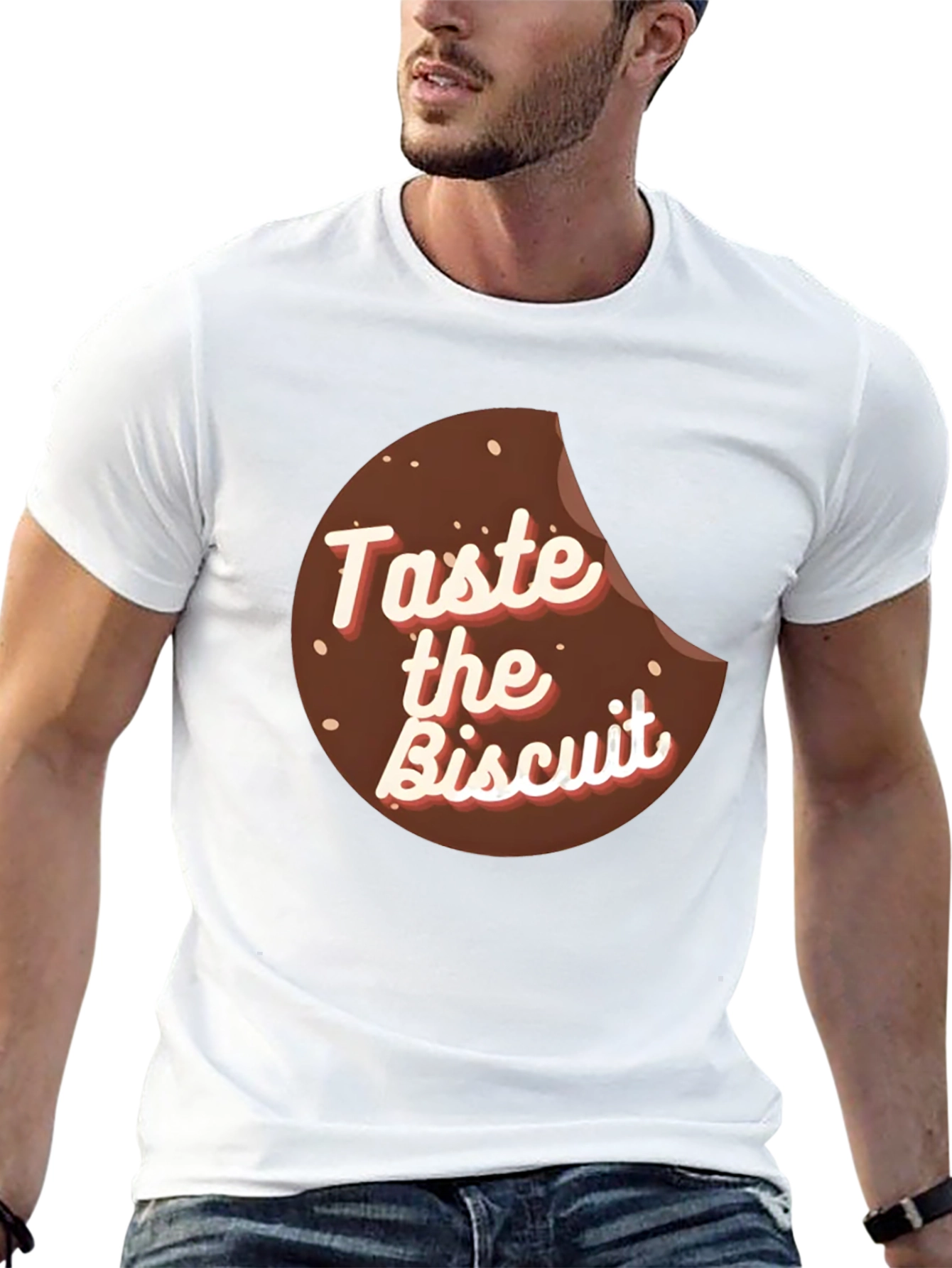 Black Taste the Biscuit Graphic T-Shirt view 13