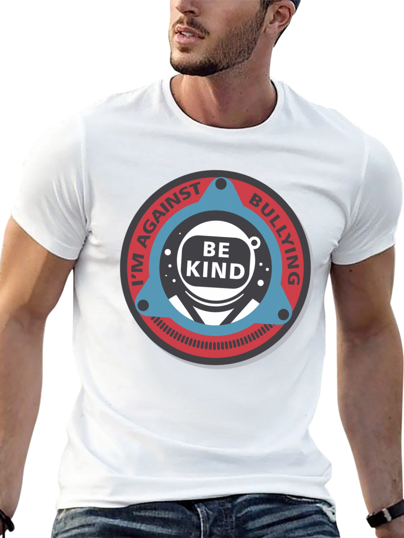 Black Be Kind Anti-Bullying Graphic Tee view 13