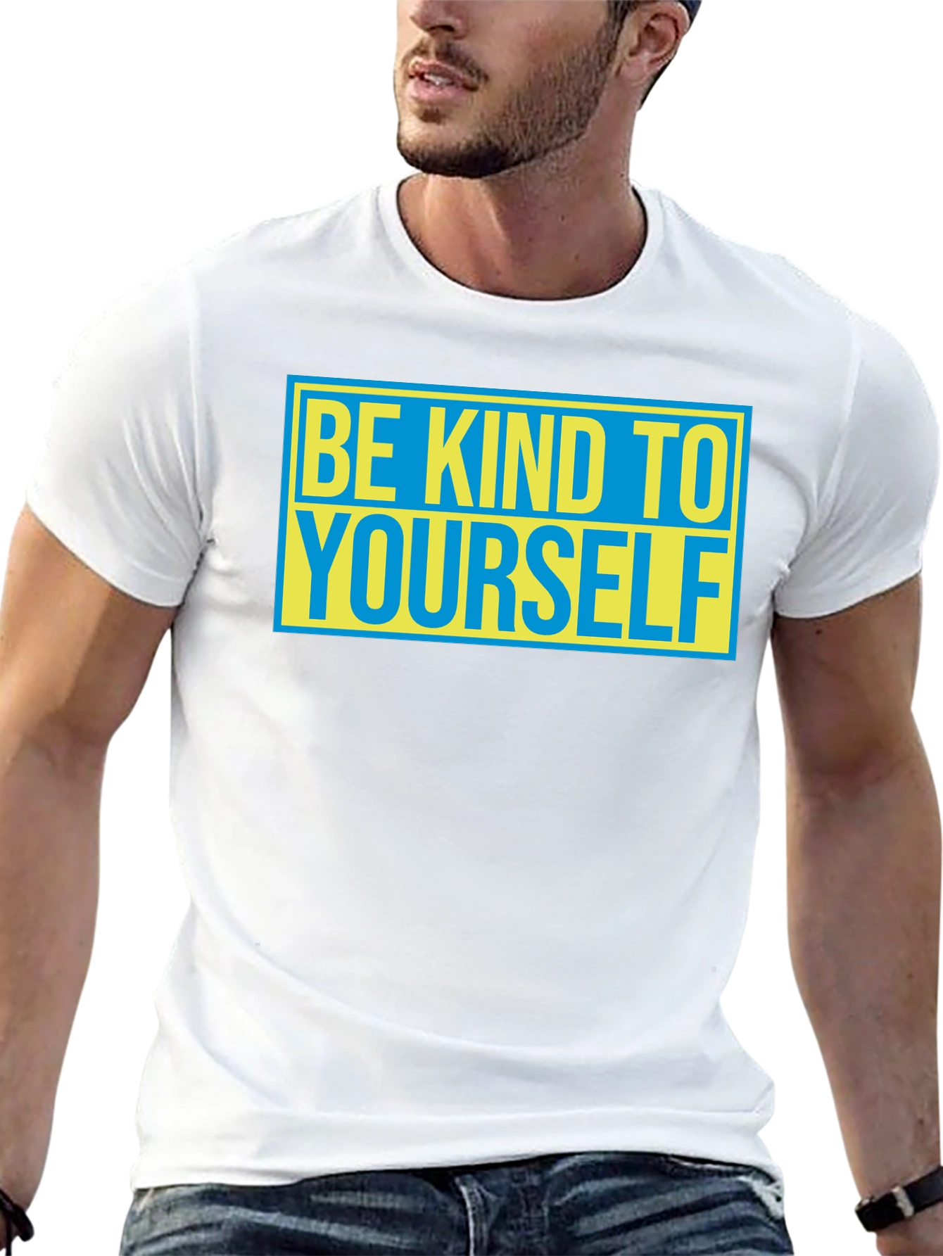 Black Be Kind To Yourself Graphic Tee - Black view 13