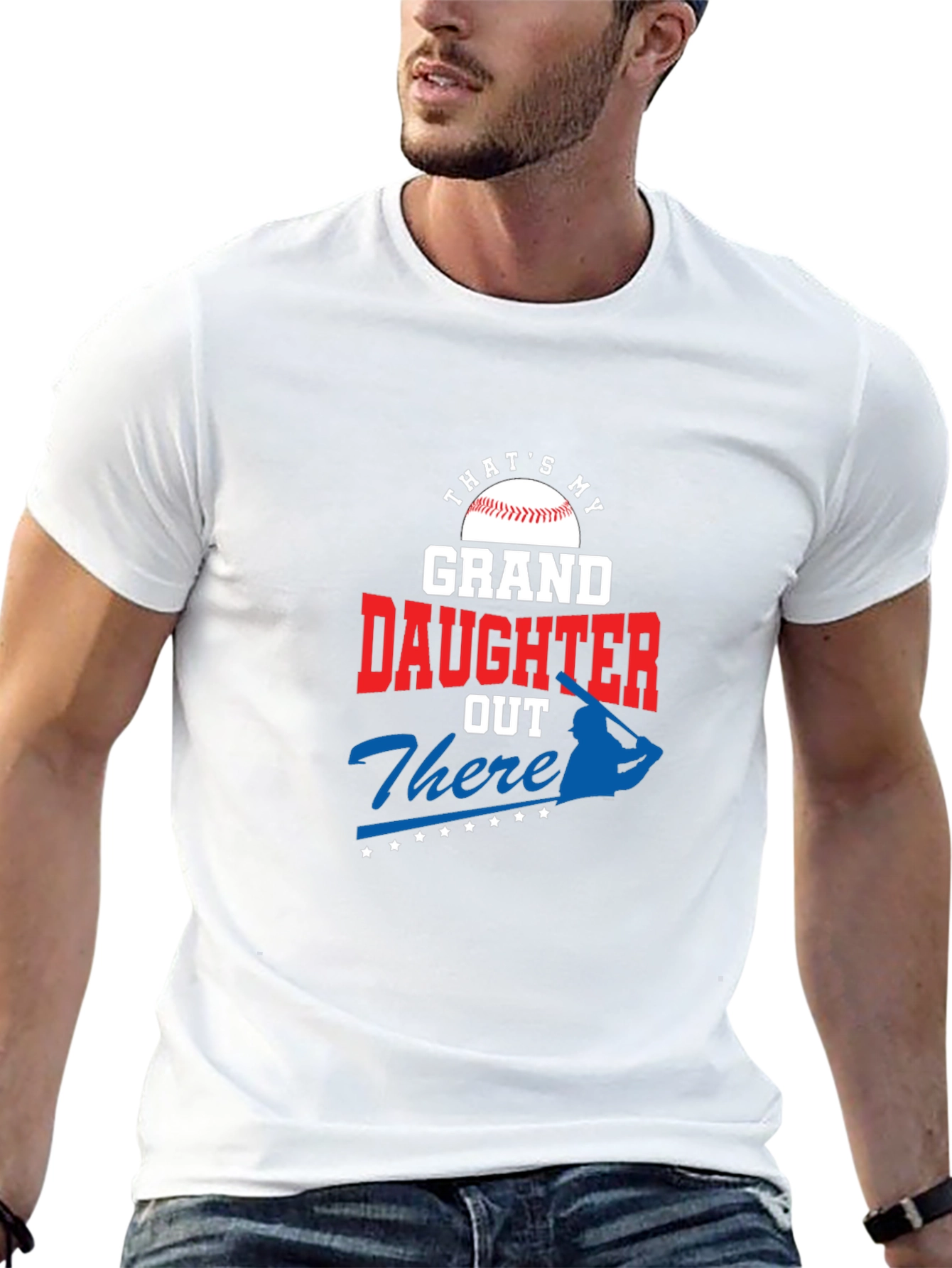 Black Granddaughter Baseball T-Shirt view 13
