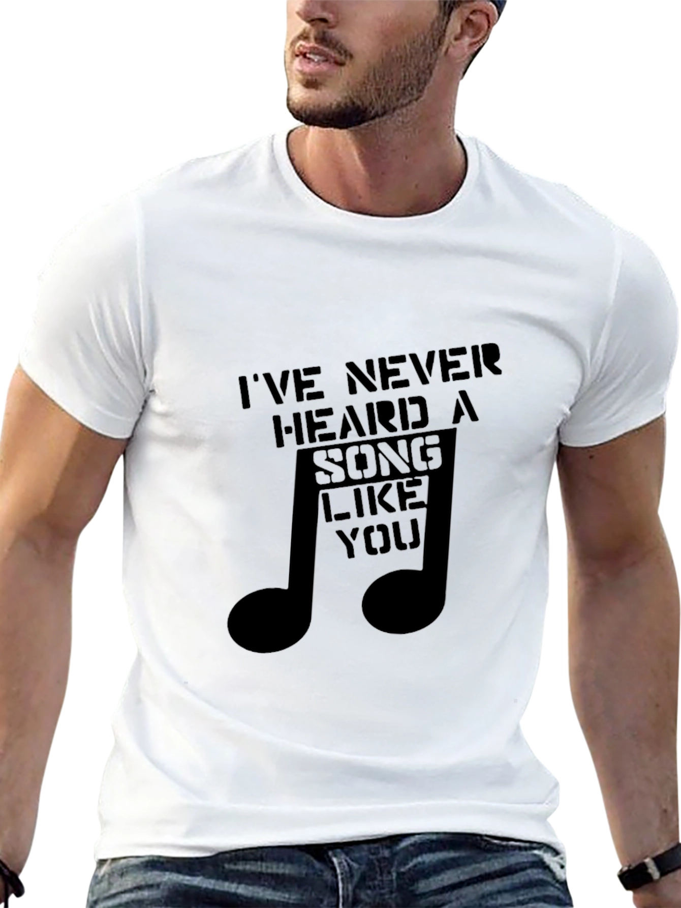 Black Musical T-Shirt: "I've Never Heard a Song Like You" view 13