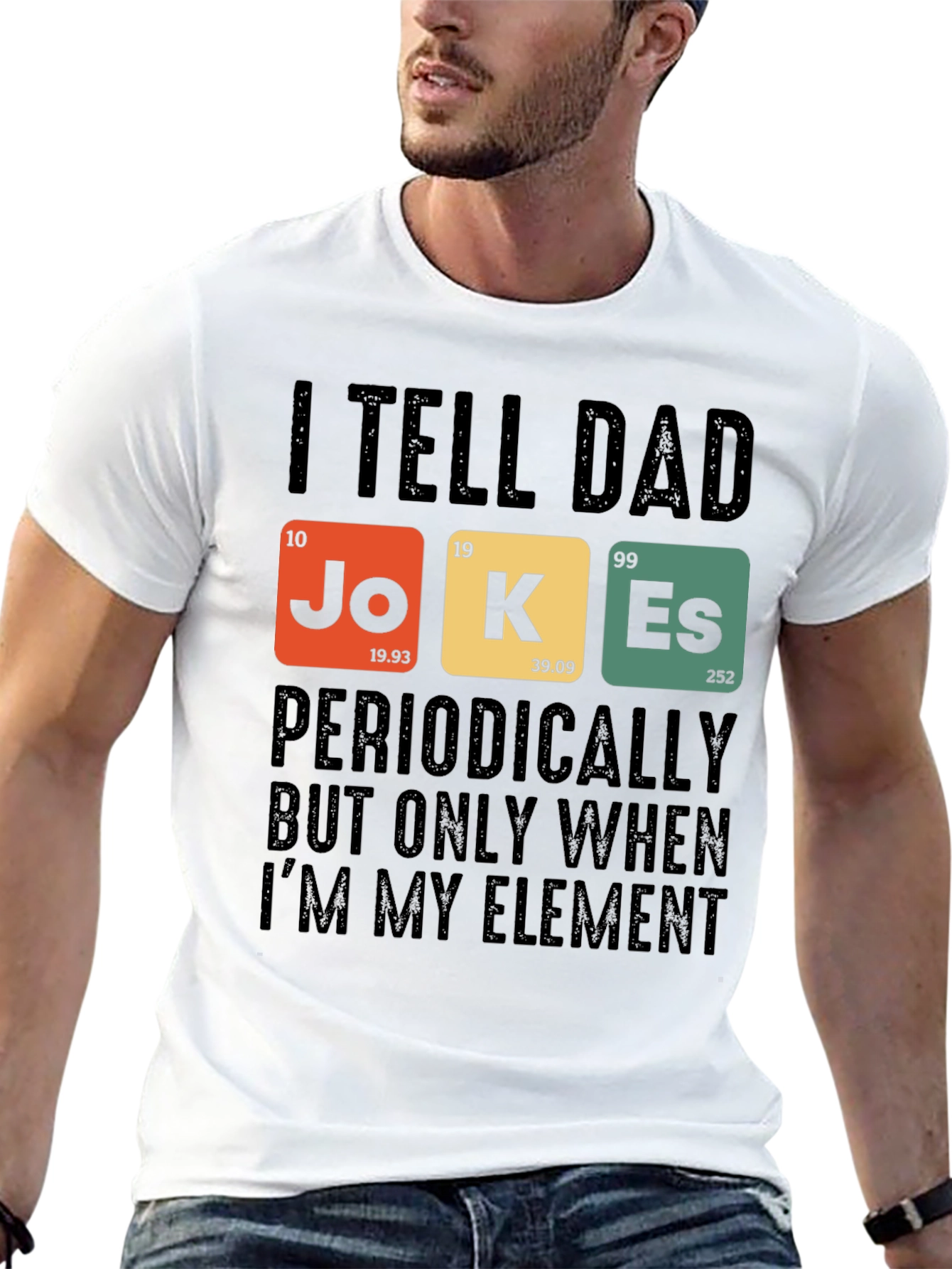 Black Dad Jokes T-Shirt: Periodic Table Element Humor view 13