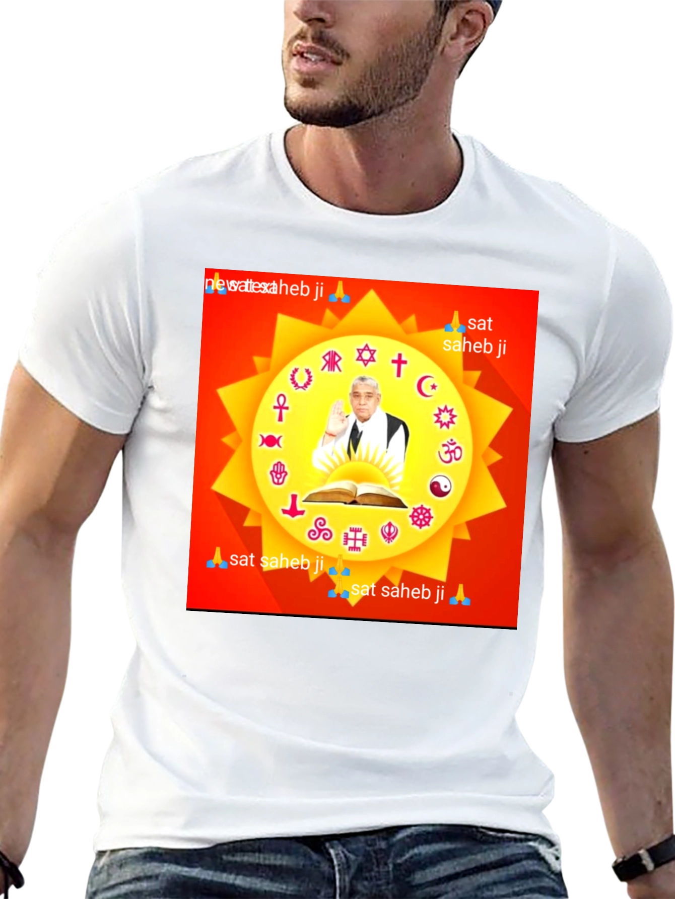 Black Unique Spiritual Graphic T-Shirt - Soft Cotton Blend view 13