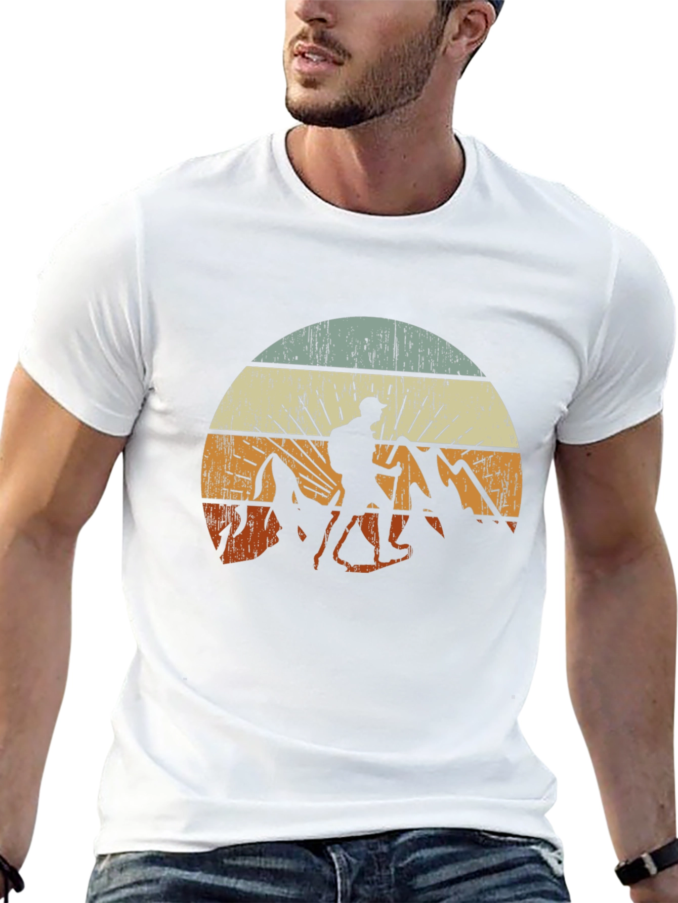 Black Vintage Hiker T-Shirt - Adventure Awaits view 13