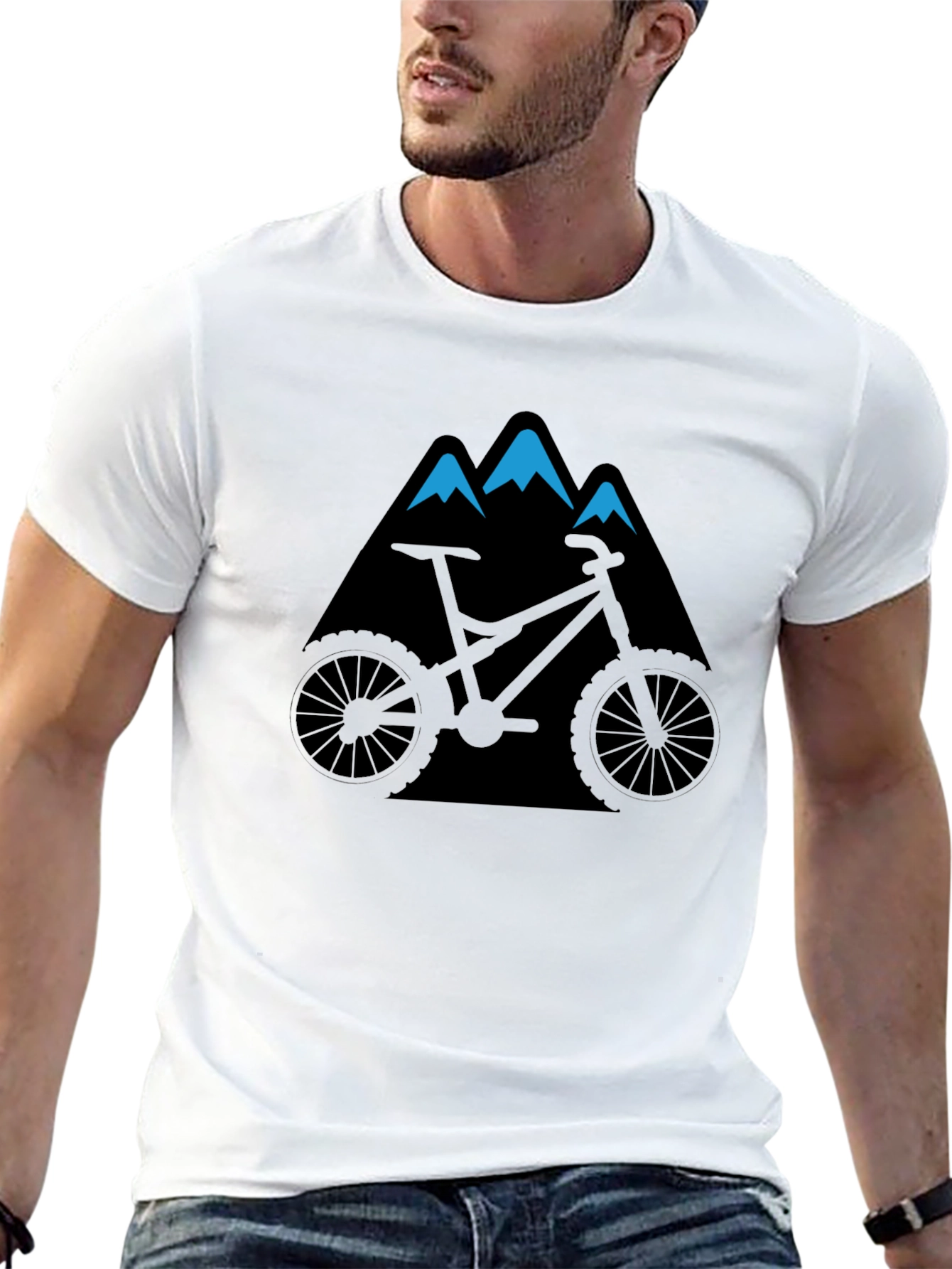 Black Mountain Bike T-Shirt - Adventure Tee view 13