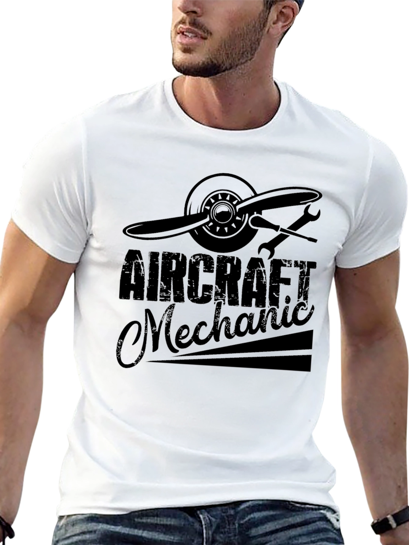 Aircraft Mechanic T-Shirt - Aviation Crew Gift - 13