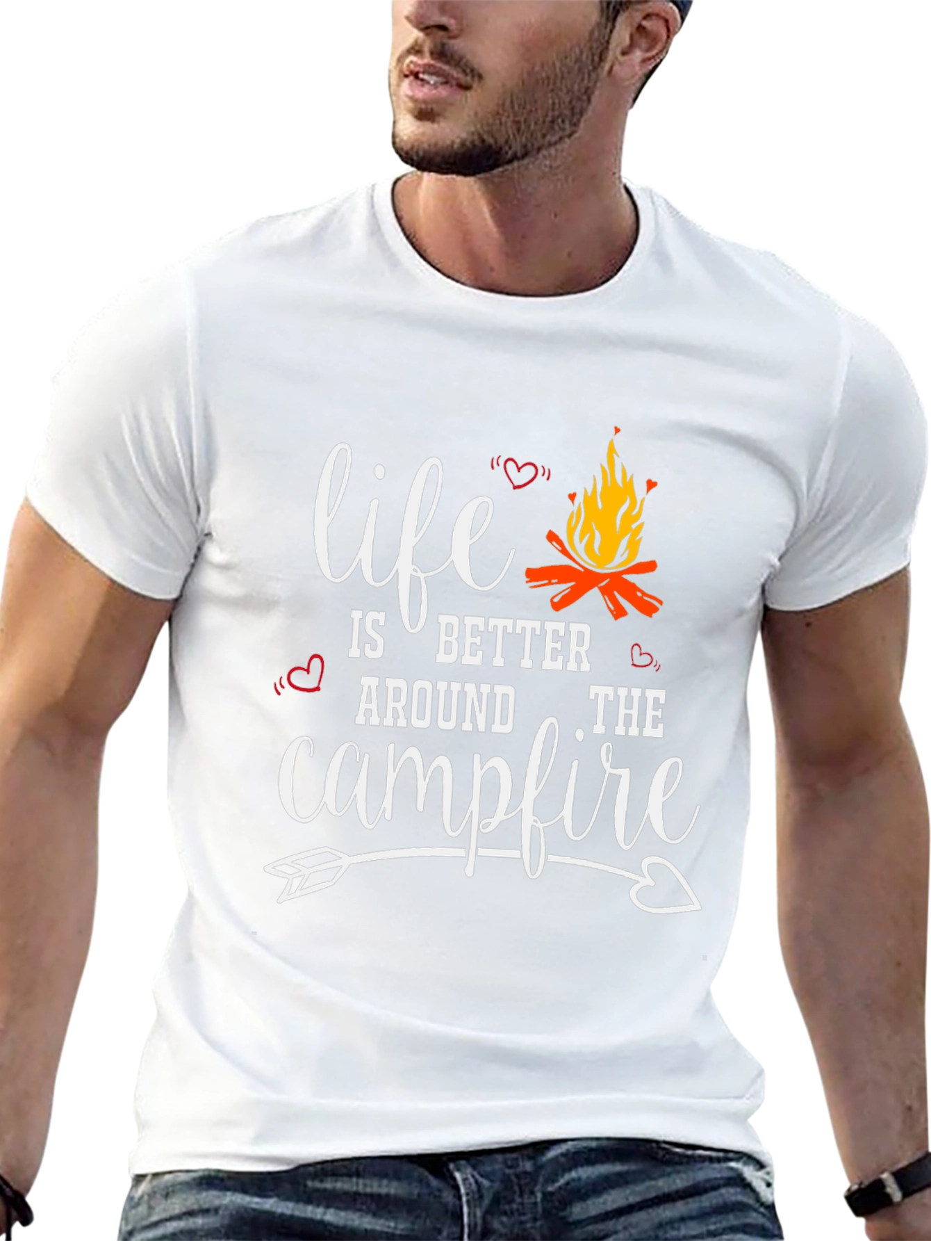 Black Life is Better Around the Campfire Graphic Tee view 13