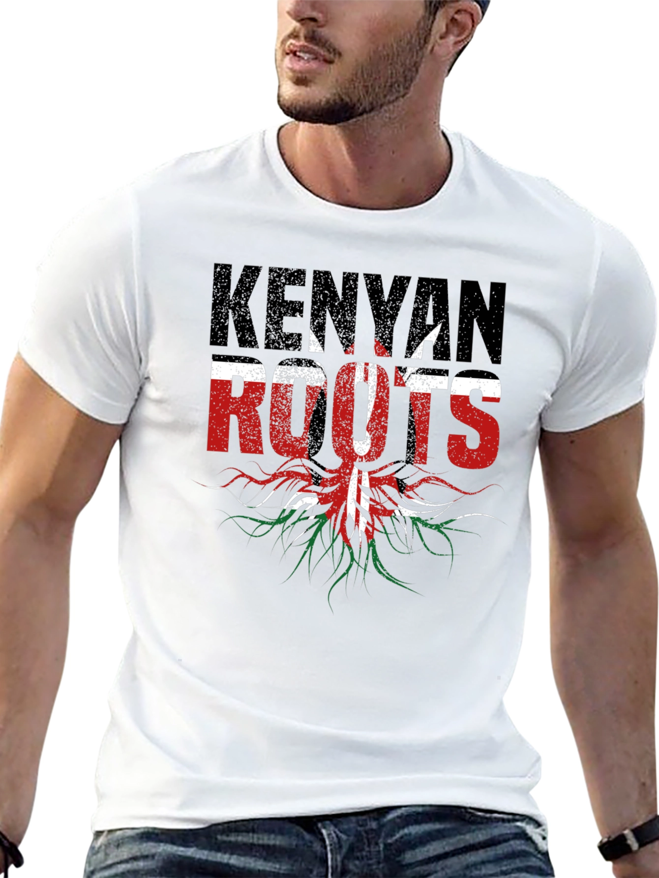 Kenyan Roots T-Shirt - Black Graphic Tee - 13