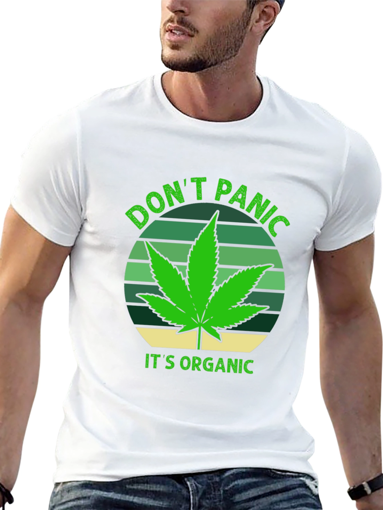 Don't Panic It's Organic Graphic Tee - 13