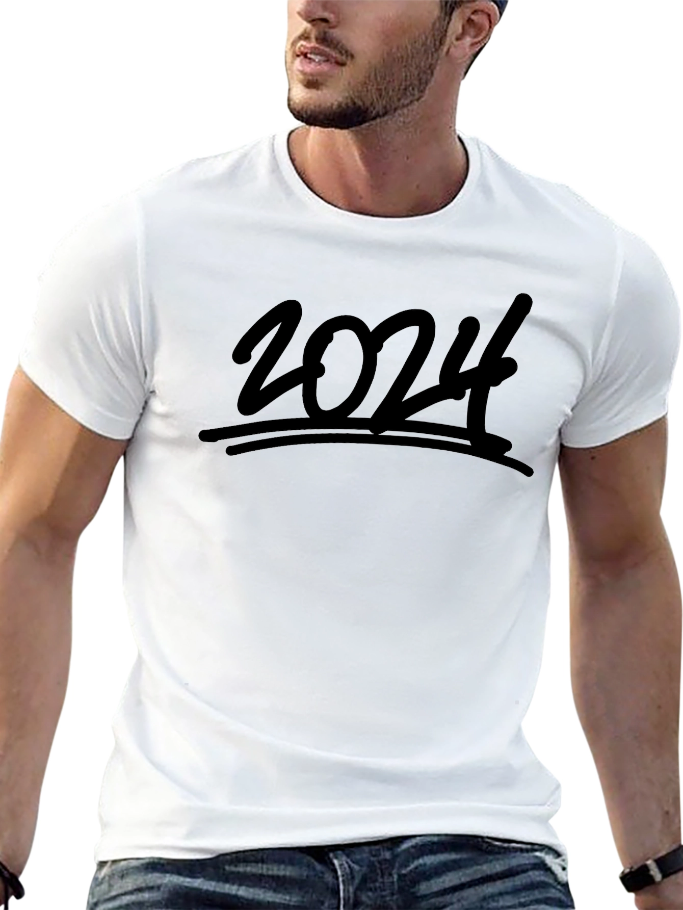 Black 2024 Graphic Tee - Stylish Unisex T-Shirt view 13