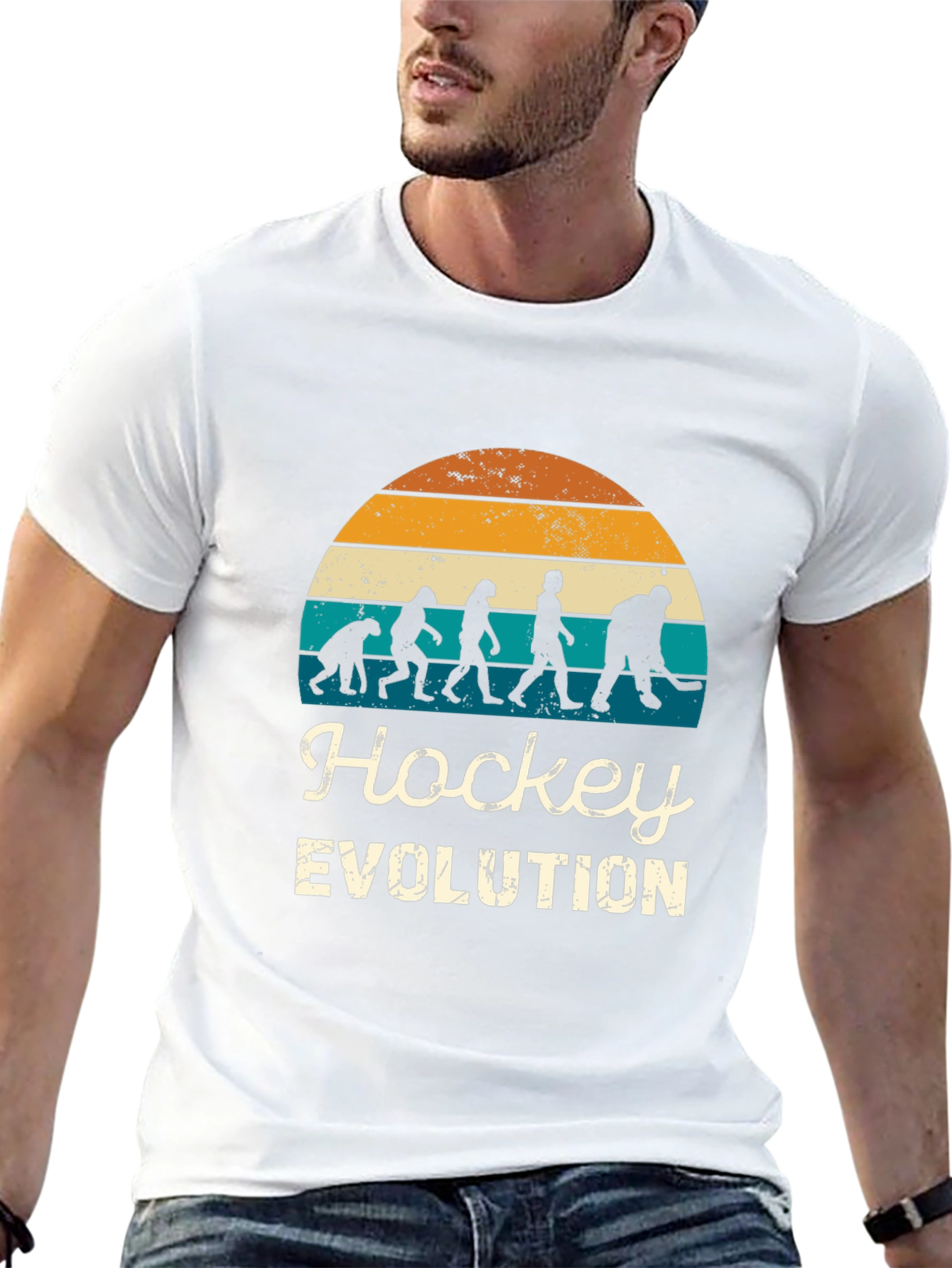 Black Hockey Evolution T-Shirt view 13