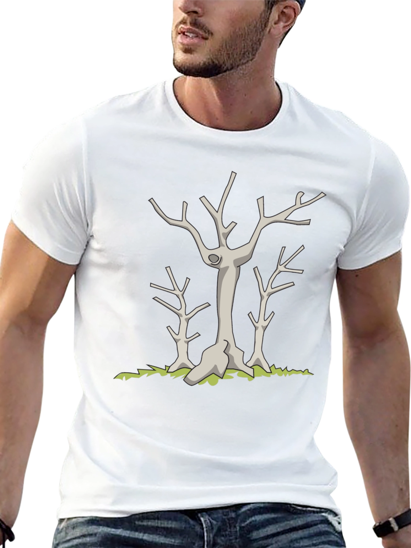 Dead Trees Graphic Black T-Shirt - 13