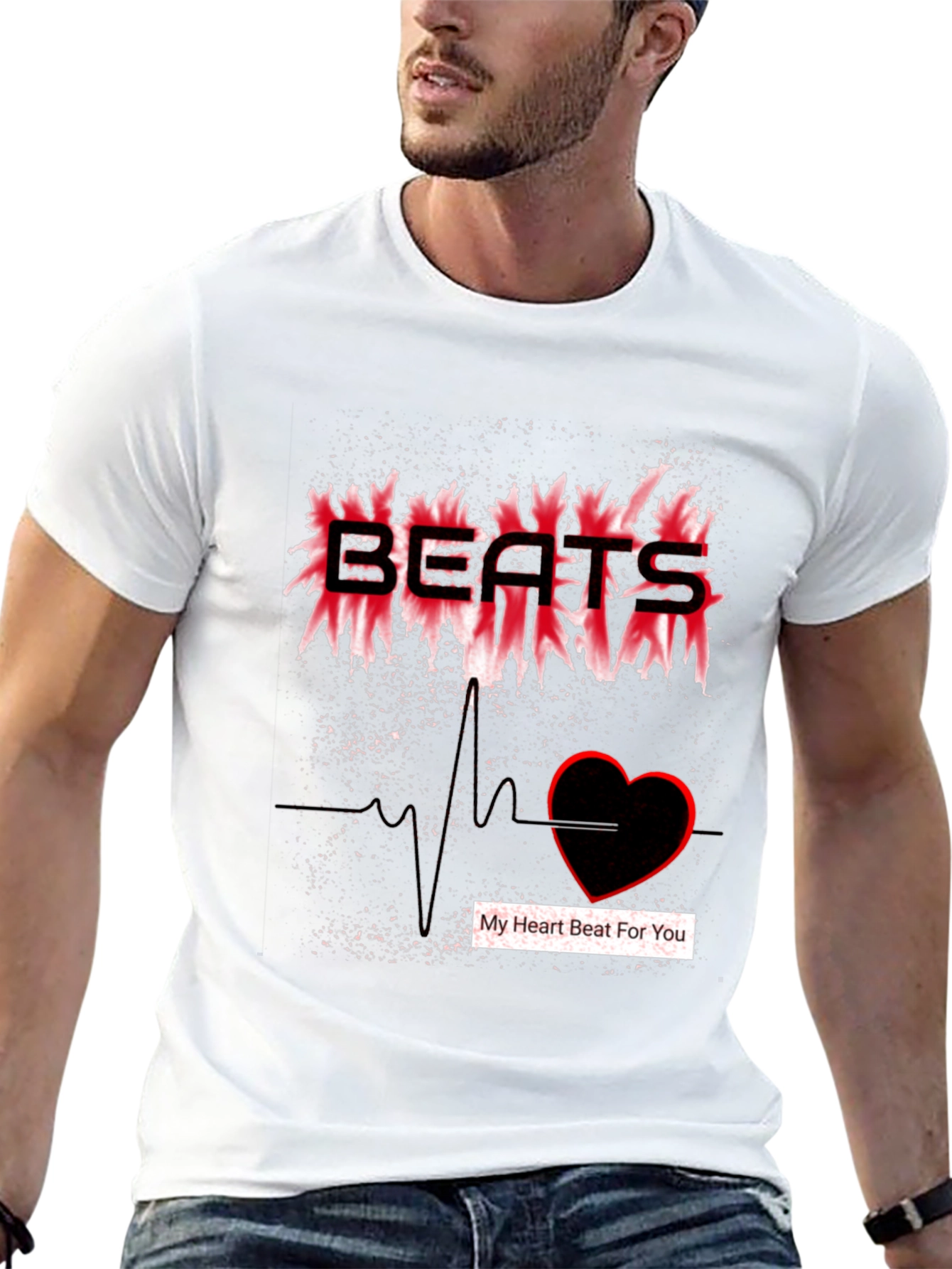 Black Beats of My Heart T-Shirt view 13