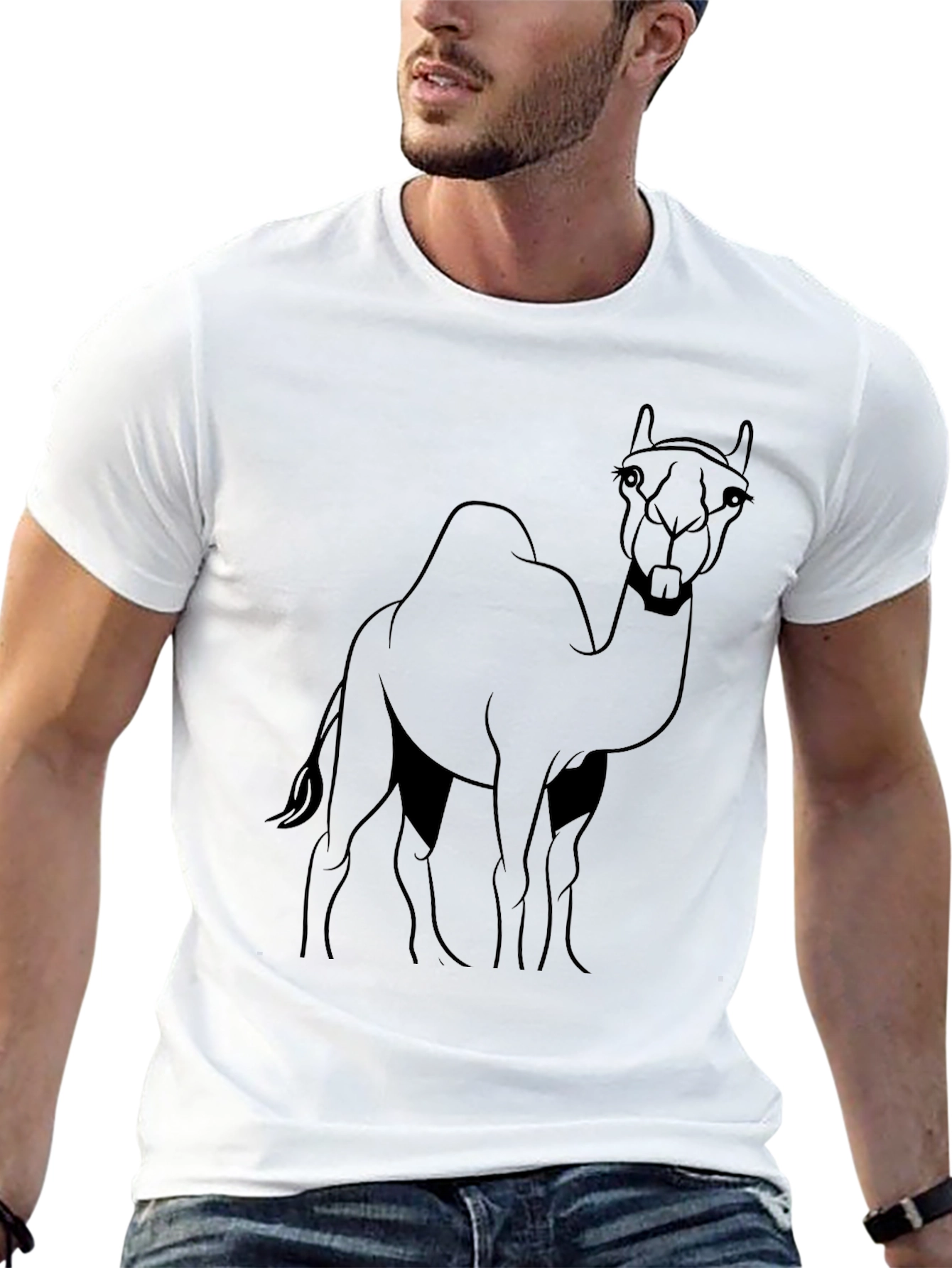 Black Camel Graphic T-Shirt - Black view 13