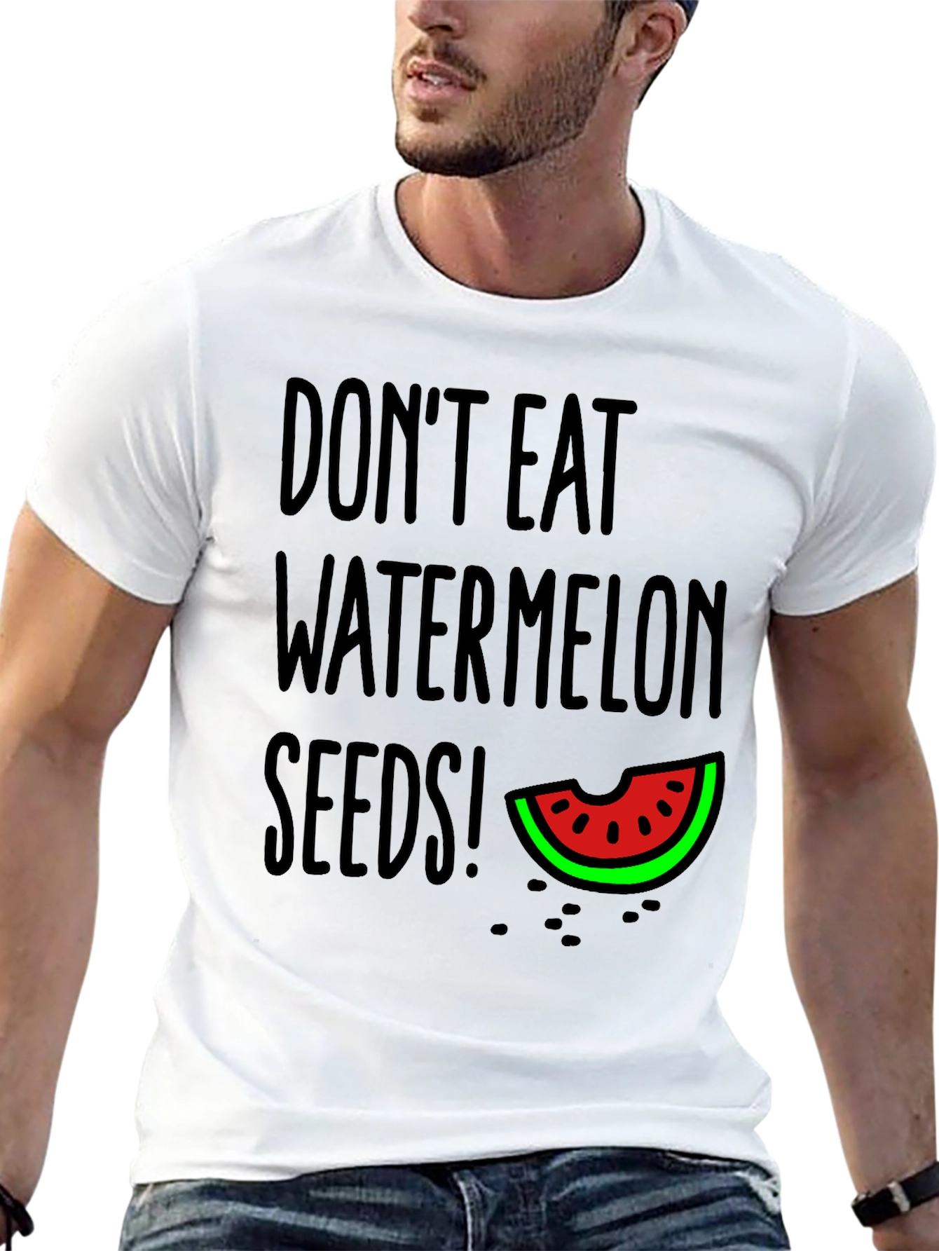 Black Don't Eat Watermelon Seeds T-Shirt view 13