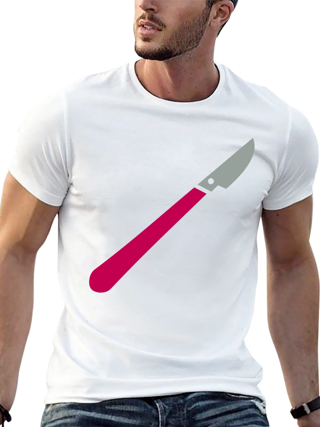 Black Scalpel Graphic Tee - Medical Humor T-Shirt view 13