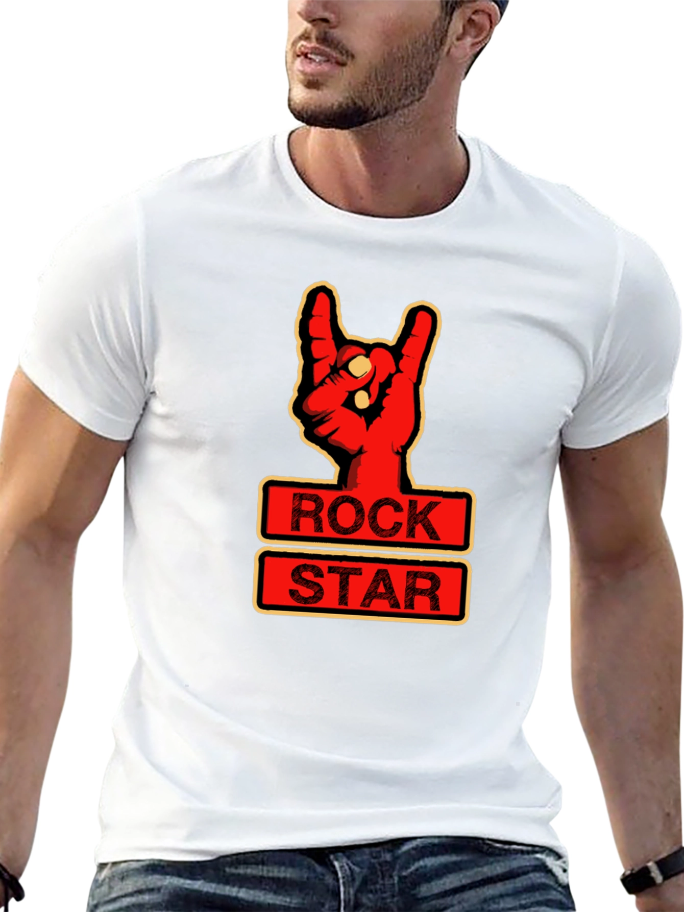 Black Rock Star Graphic Tee - Music Lover Shirt view 13
