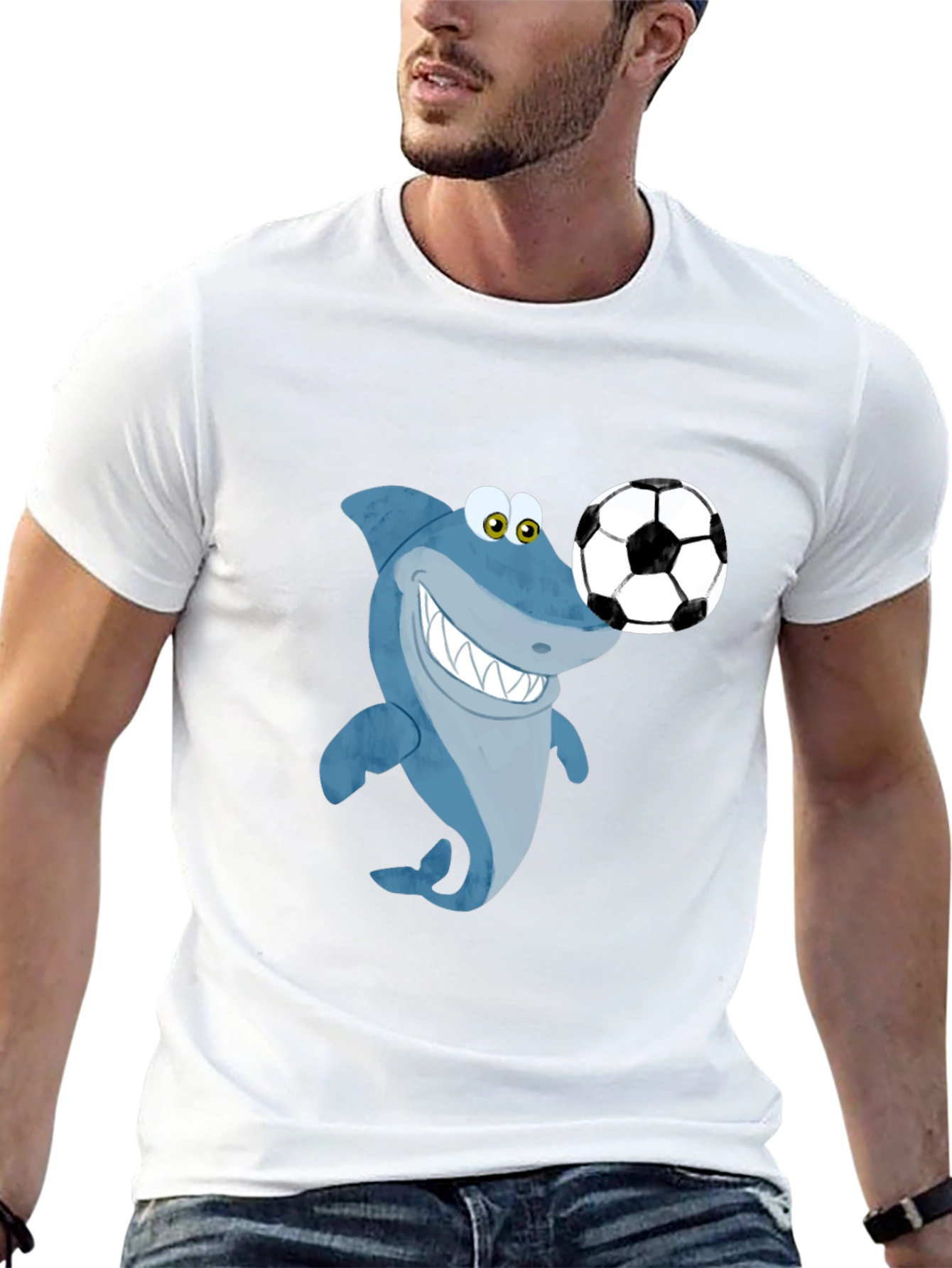 Black Shark Soccer T-Shirt view 13