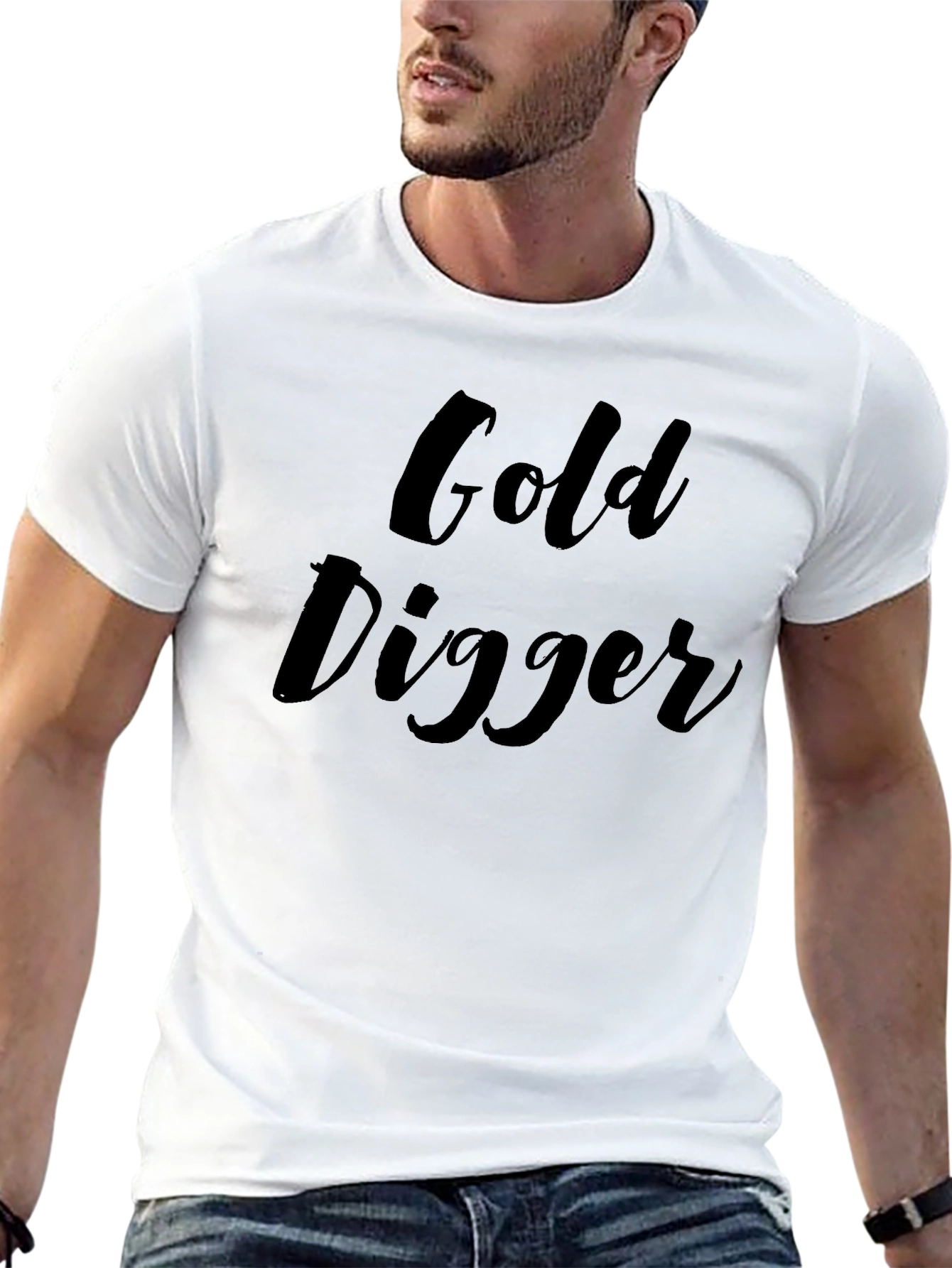 Black Gold Digger Black Graphic Tee view 13