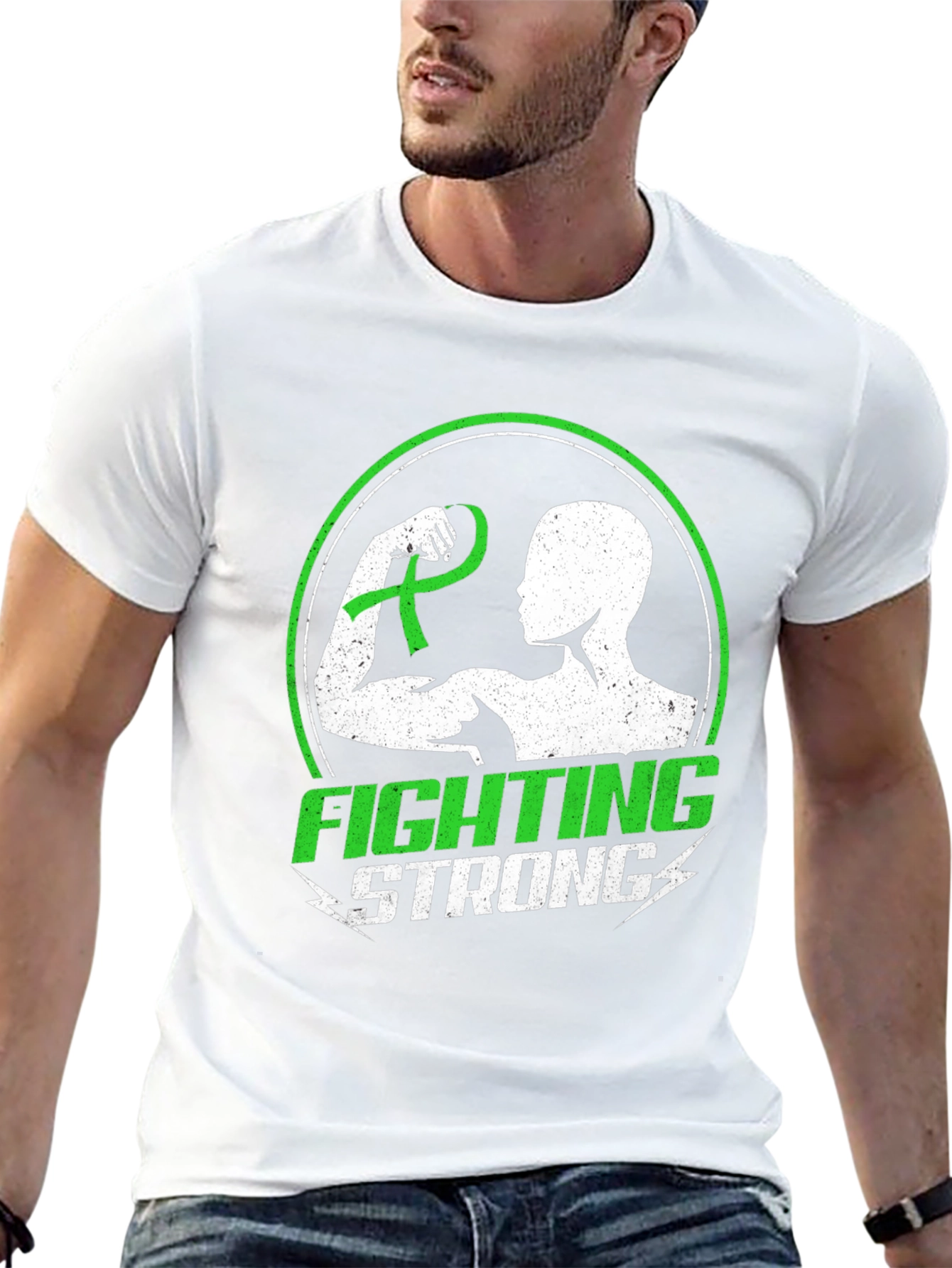 Fighting Strong Awareness T-Shirt - Support & Strength - 13