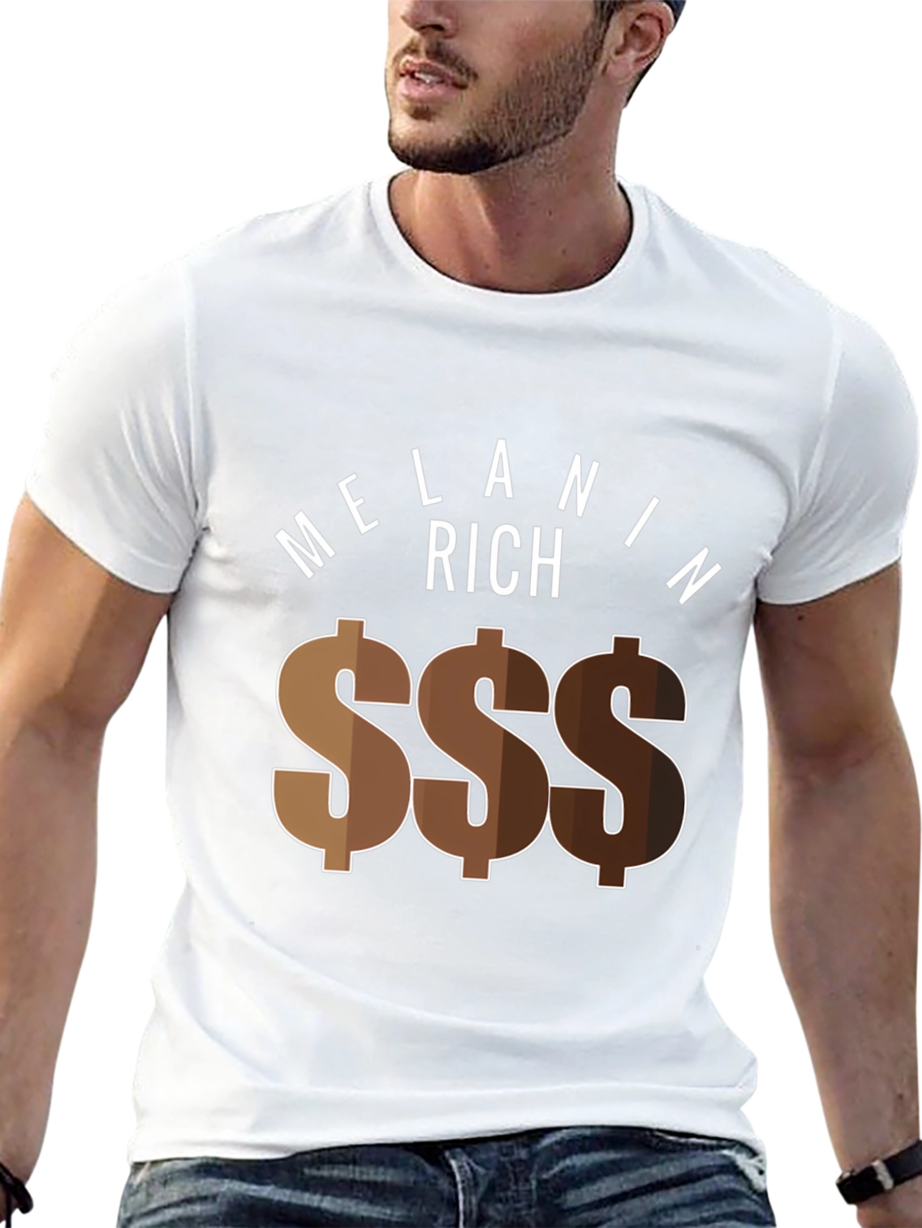 Black Melanin Rich Graphic T-Shirt view 13