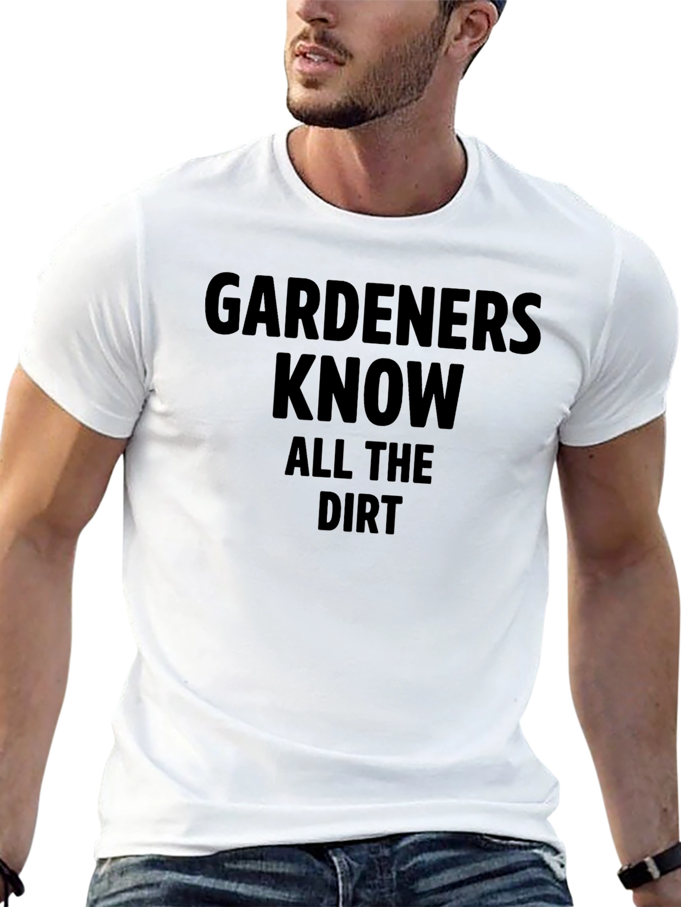 Black Gardeners Know All the Dirt Black T-Shirt view 13
