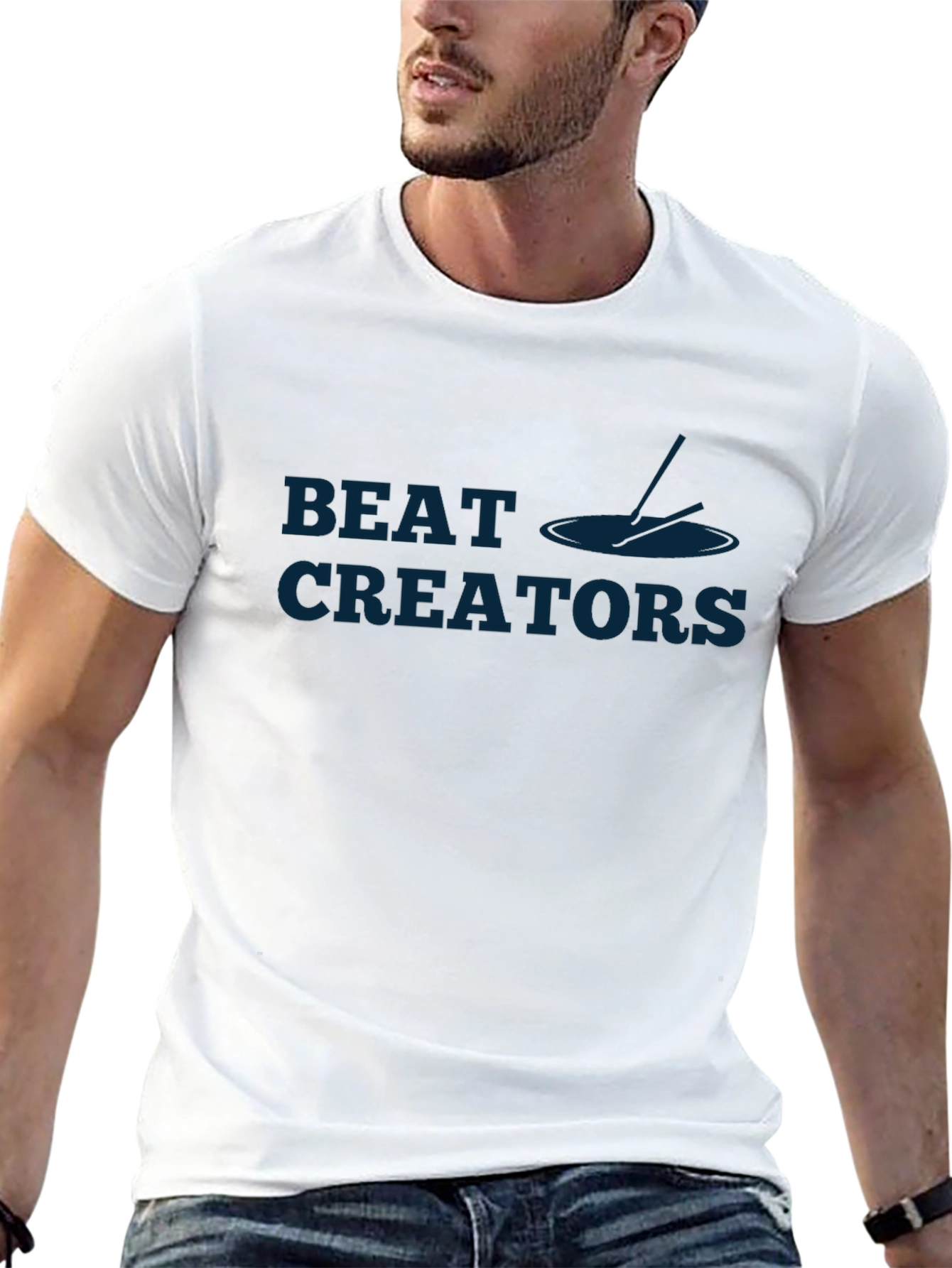 Black Beat Creators Black Graphic T-Shirt view 13