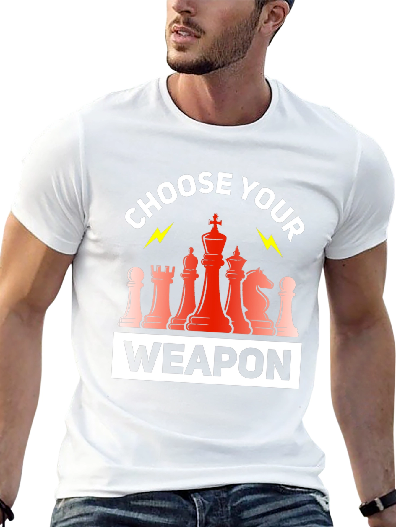 Black Chess Weapon T-Shirt view 13